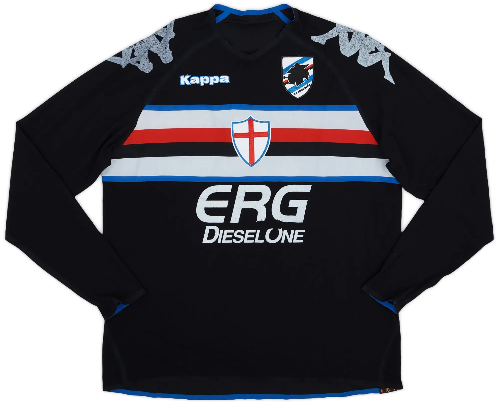 Kappa Sampdoria Mens LS Player Issue Third Shirt 2006/07