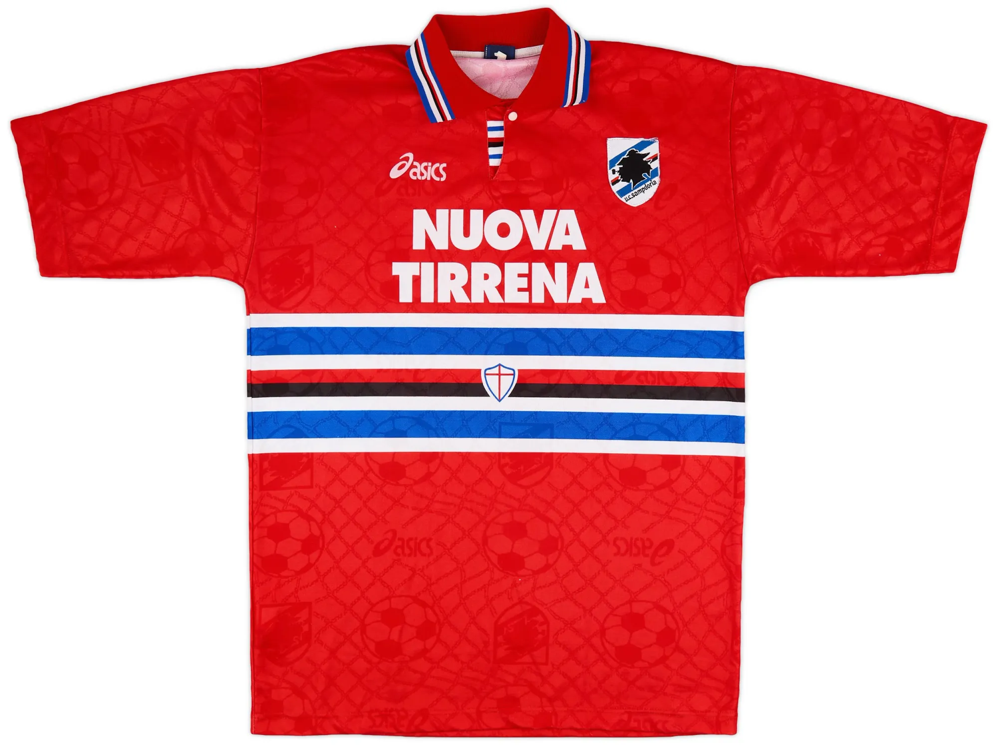 Asics Sampdoria Mens SS Third Shirt 1995/96