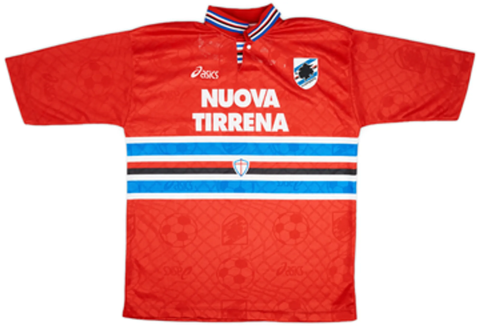 Asics Sampdoria Mens SS Third Shirt 1995/96