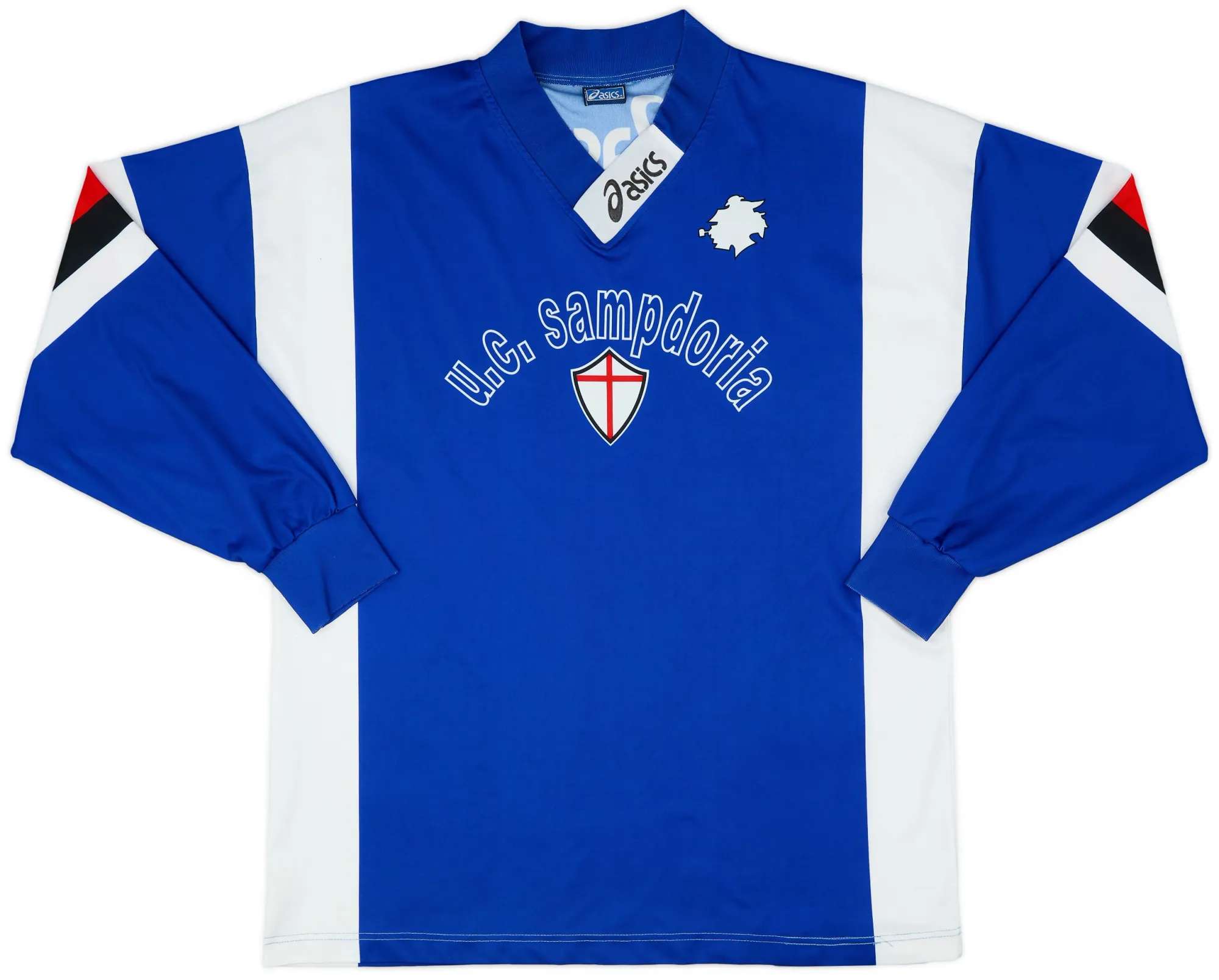 Asics Sampdoria Mens LS Home Shirt 1996/97