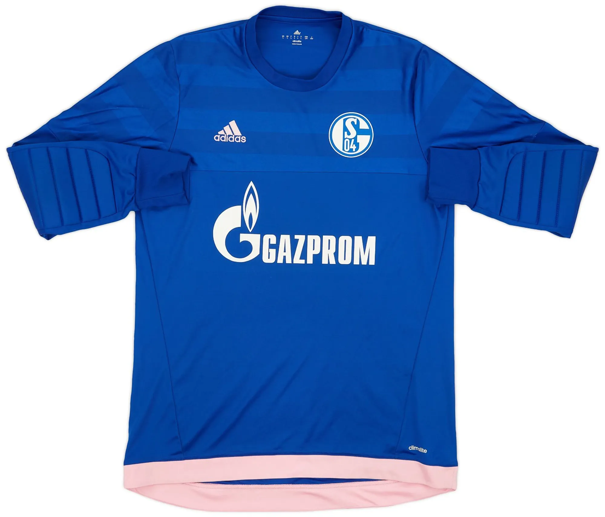 adidas Schalke 04 Mens LS Goalkeeper Home Shirt 2015/17