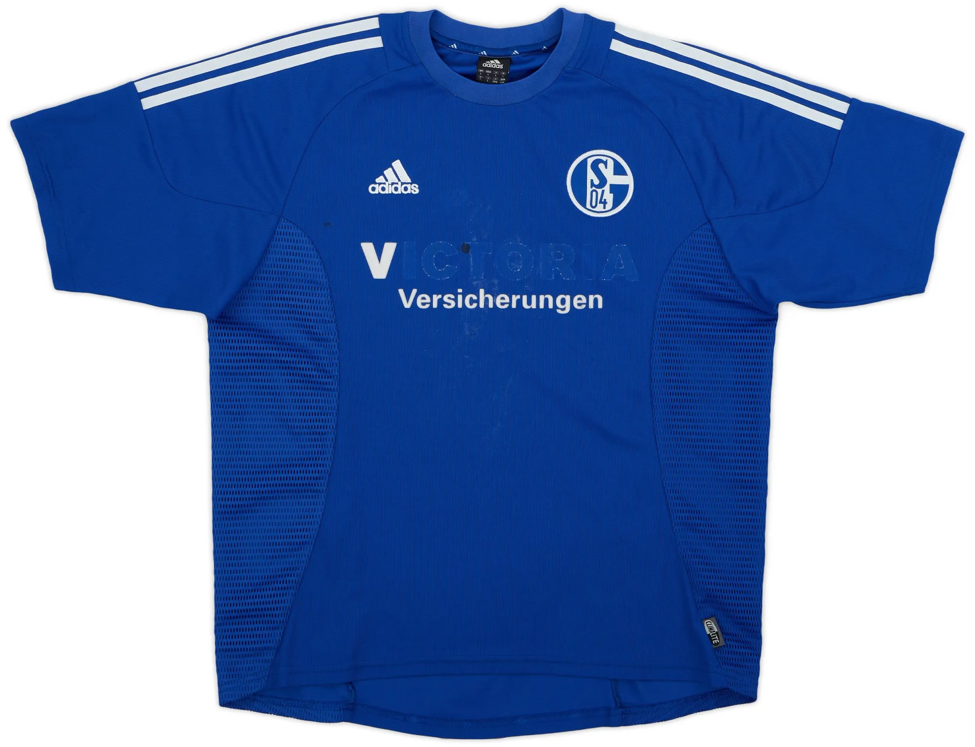 adidas Schalke 04 Mens SS Home Shirt 2002/04