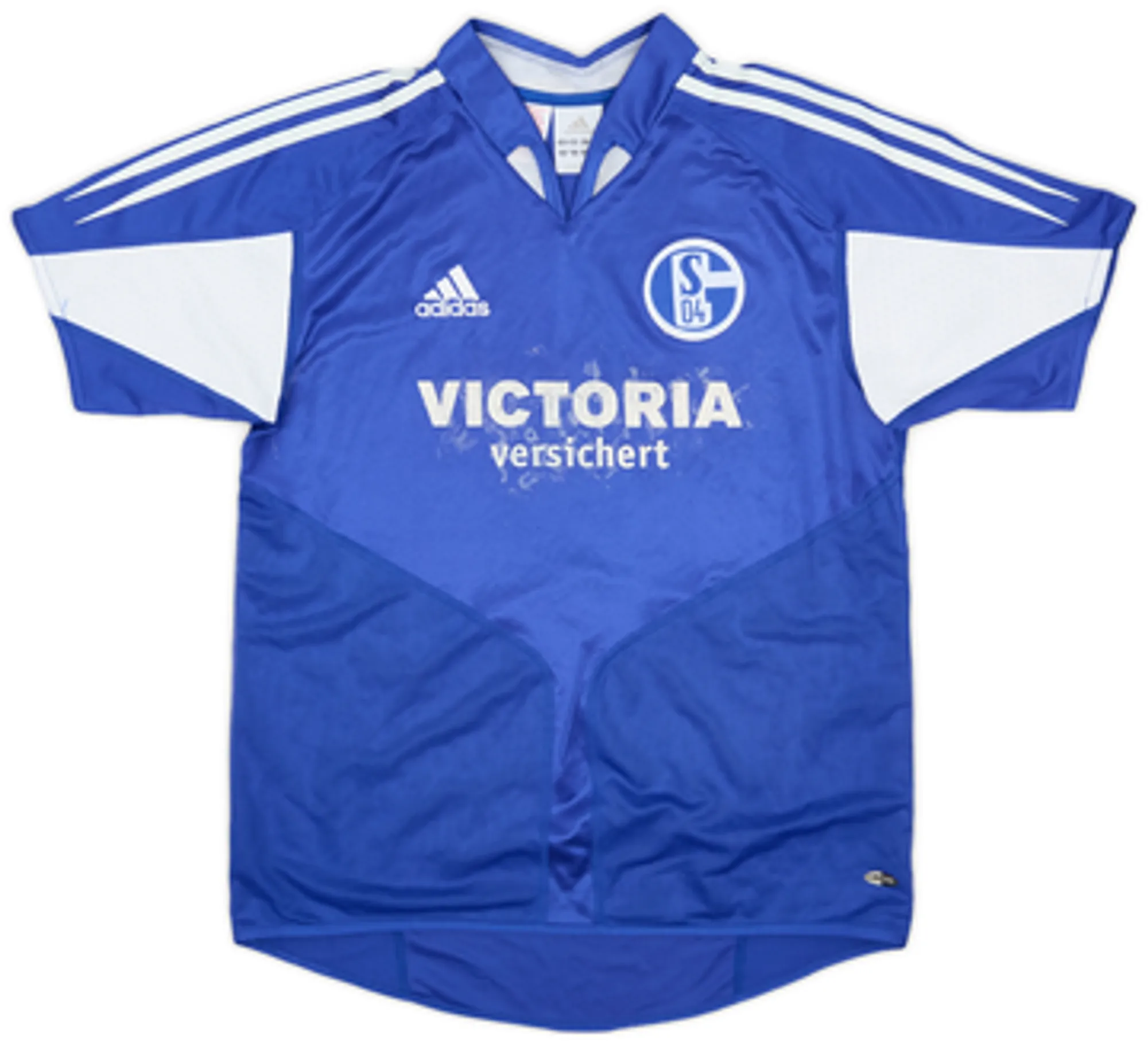 adidas Schalke 04 Boys SS Home Shirt 2004/05