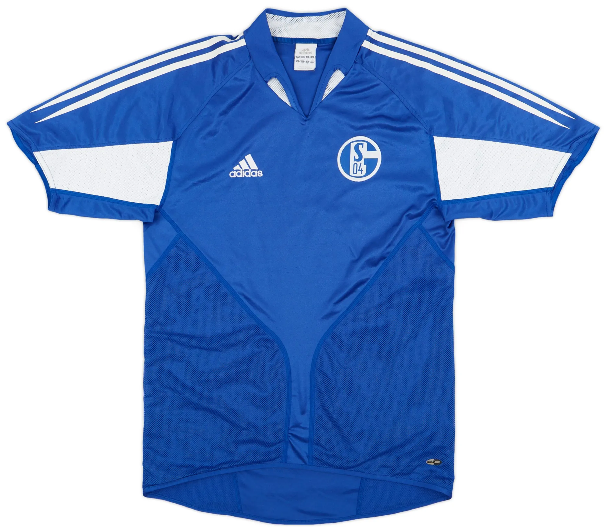 adidas Schalke 04 Mens SS Home Shirt 2004/05