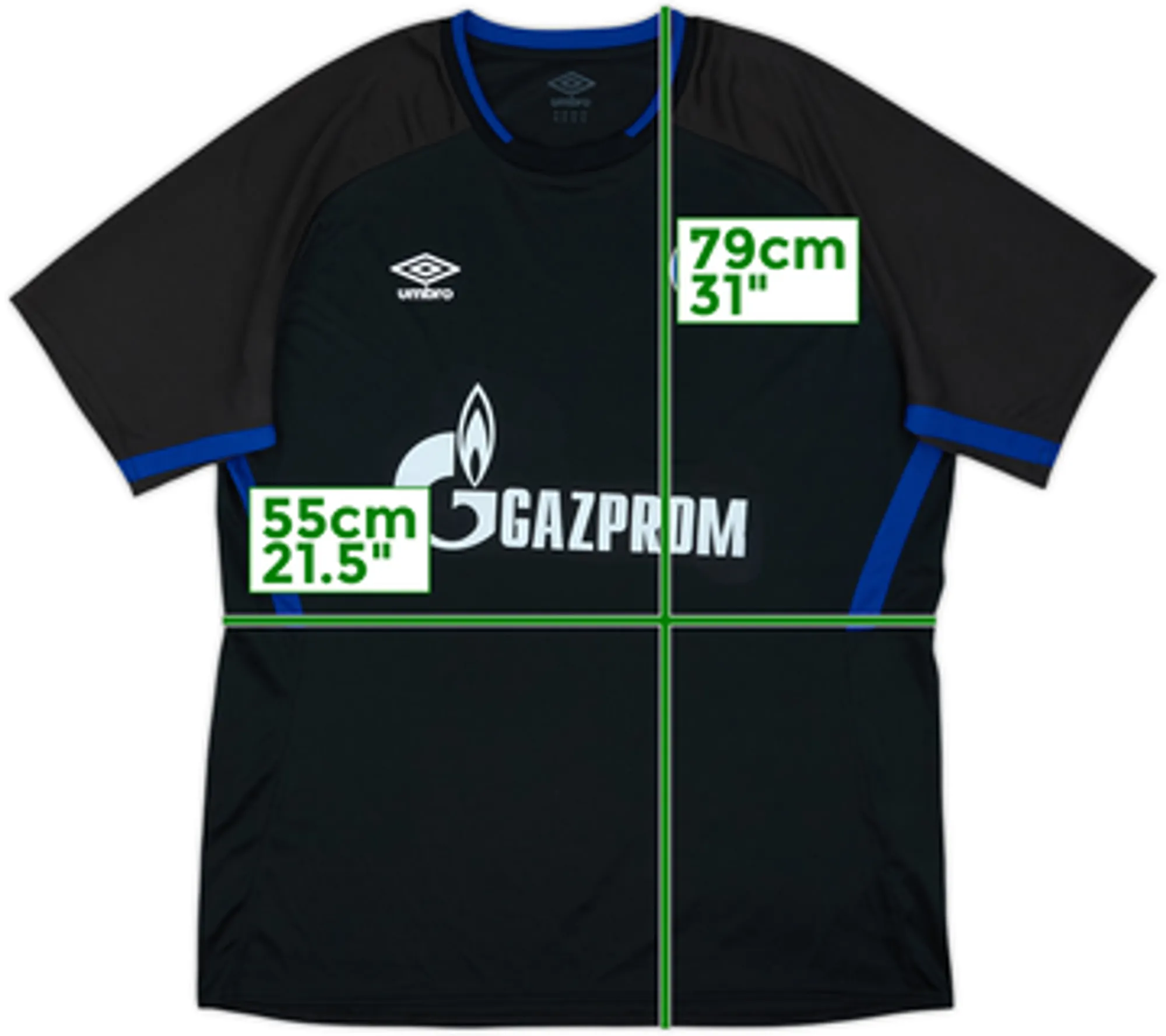 Umbro Schalke 04 Mens SS Home Shirt 2021/22