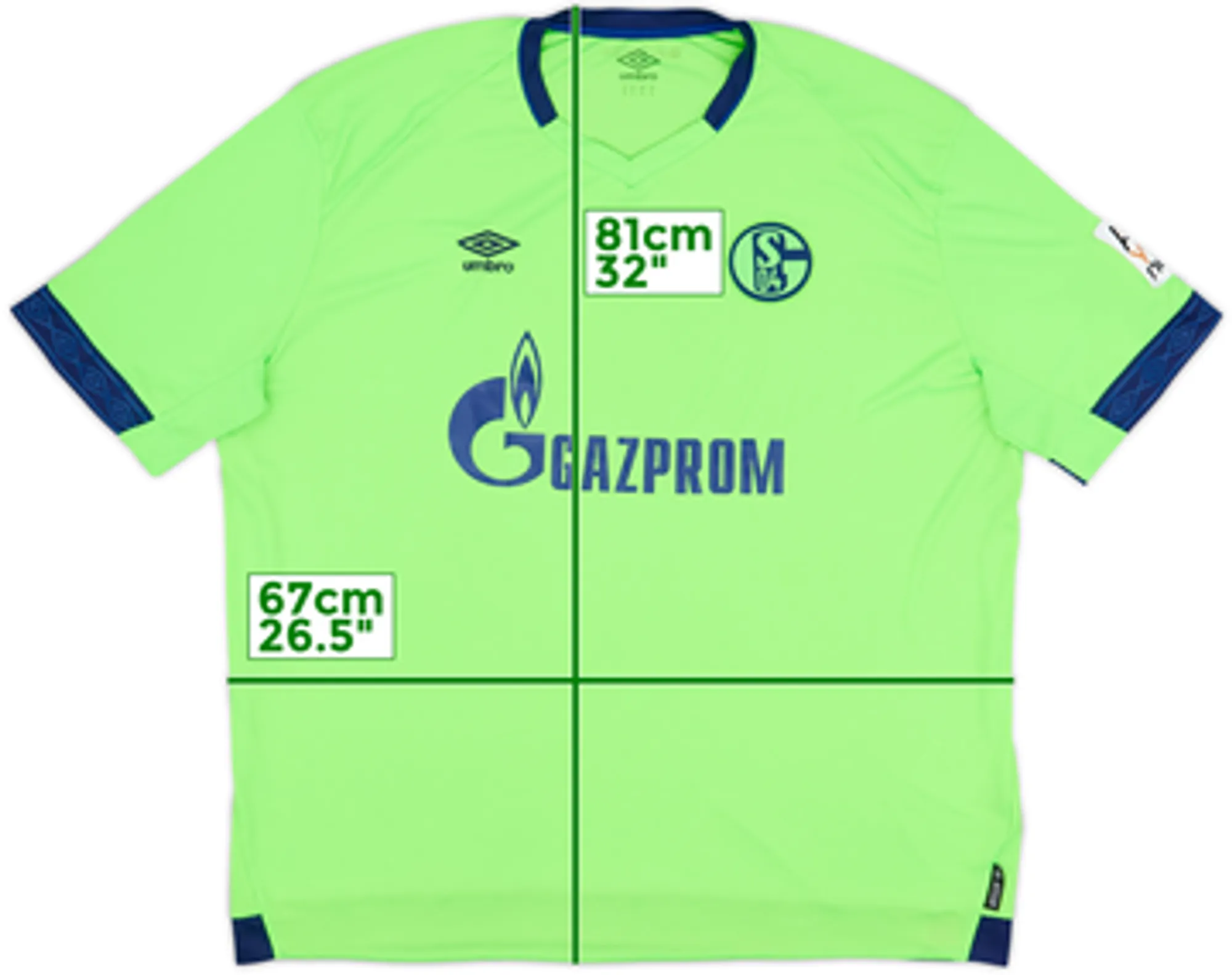 Umbro Schalke 04 Mens SS Third Shirt 2018/19