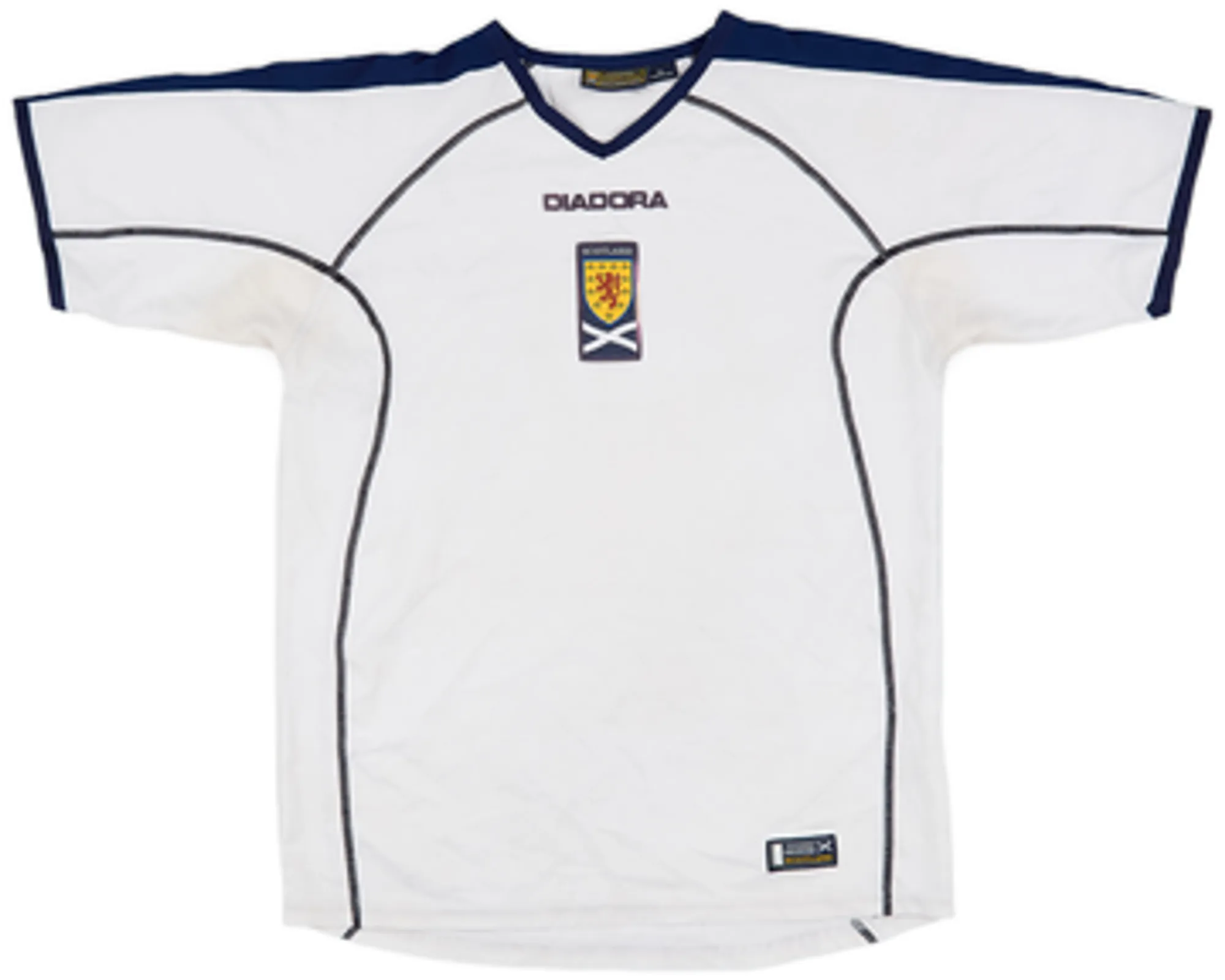 Diadora Scotland Mens SS Away Shirt 2003