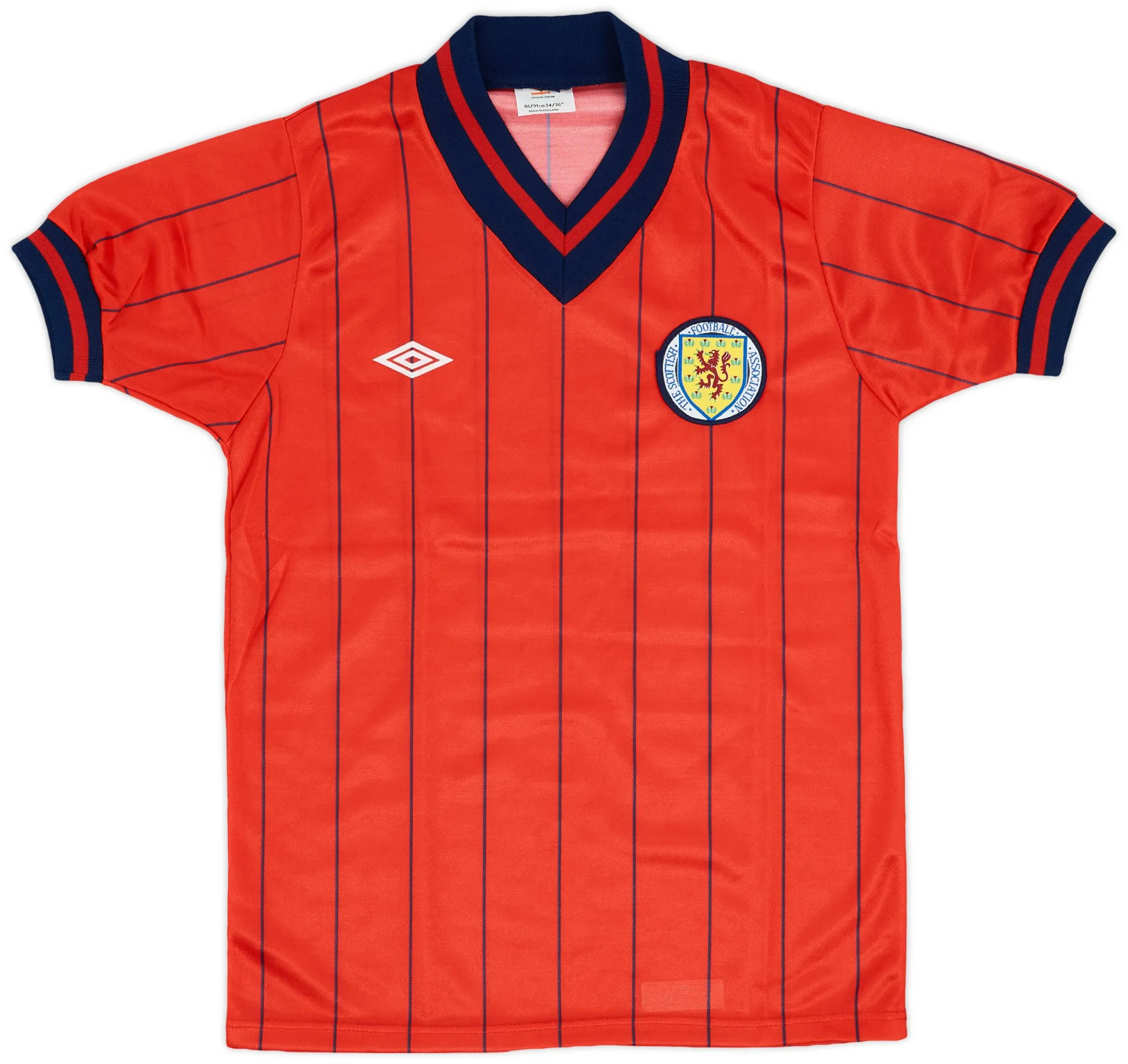 Umbro Scotland Mens SS Away Shirt 1982