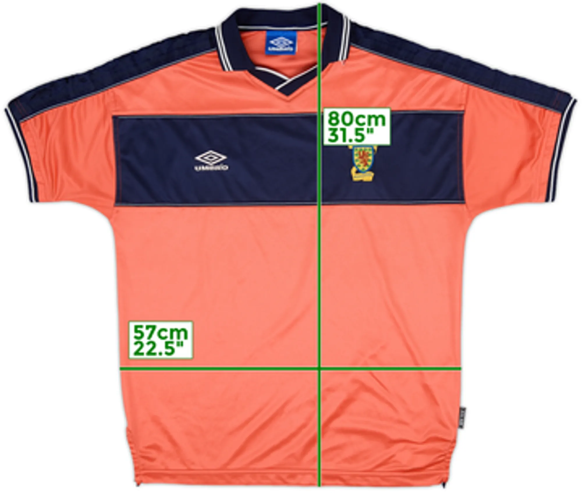 Umbro Scotland Mens SS Away Shirt 1999