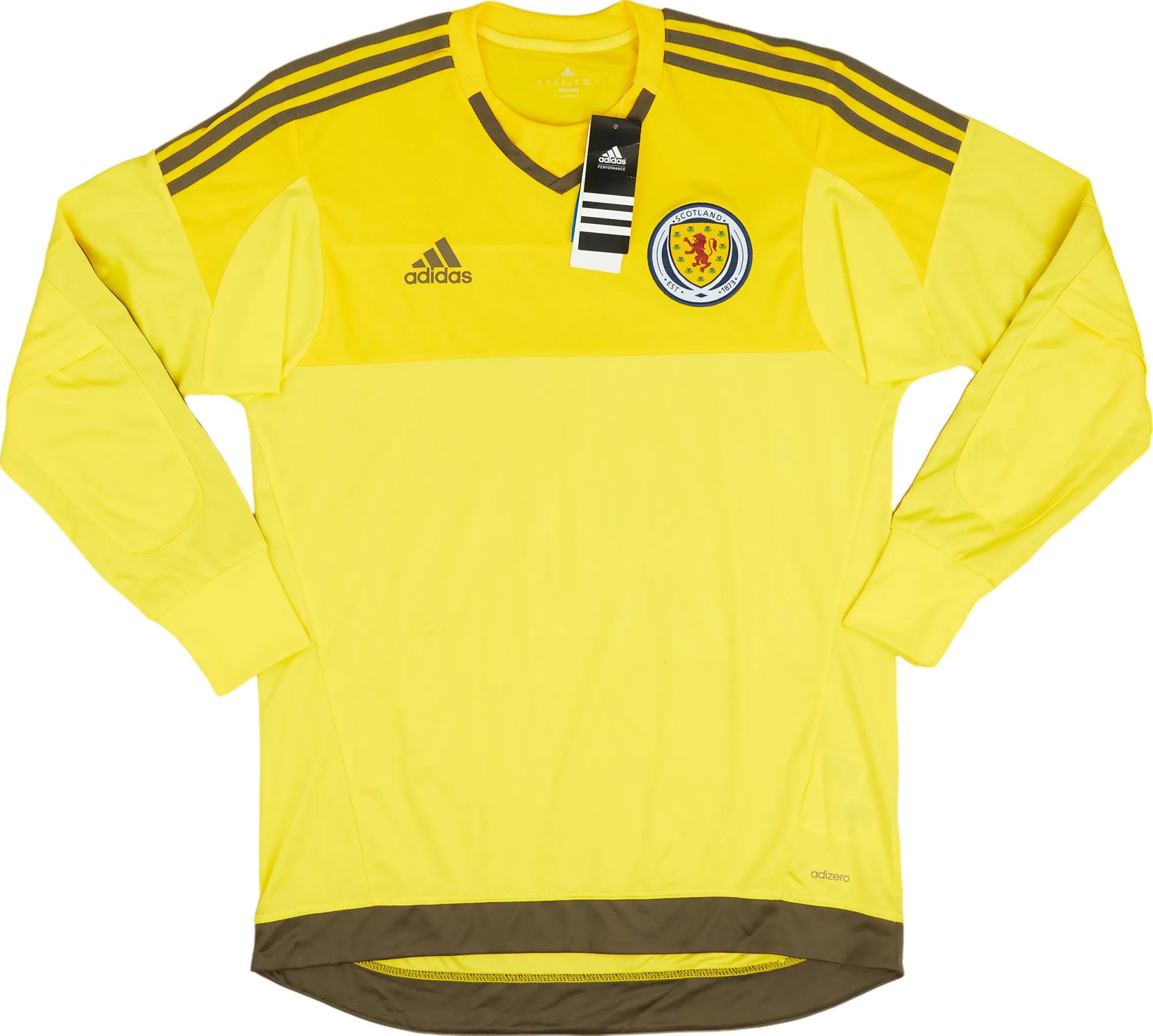 adidas Scotland Mens LS Goalkeeper Away Shirt 2016