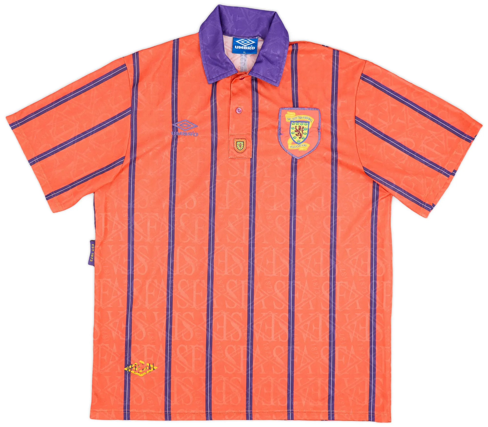 Umbro Scotland Mens SS Away Shirt 1993