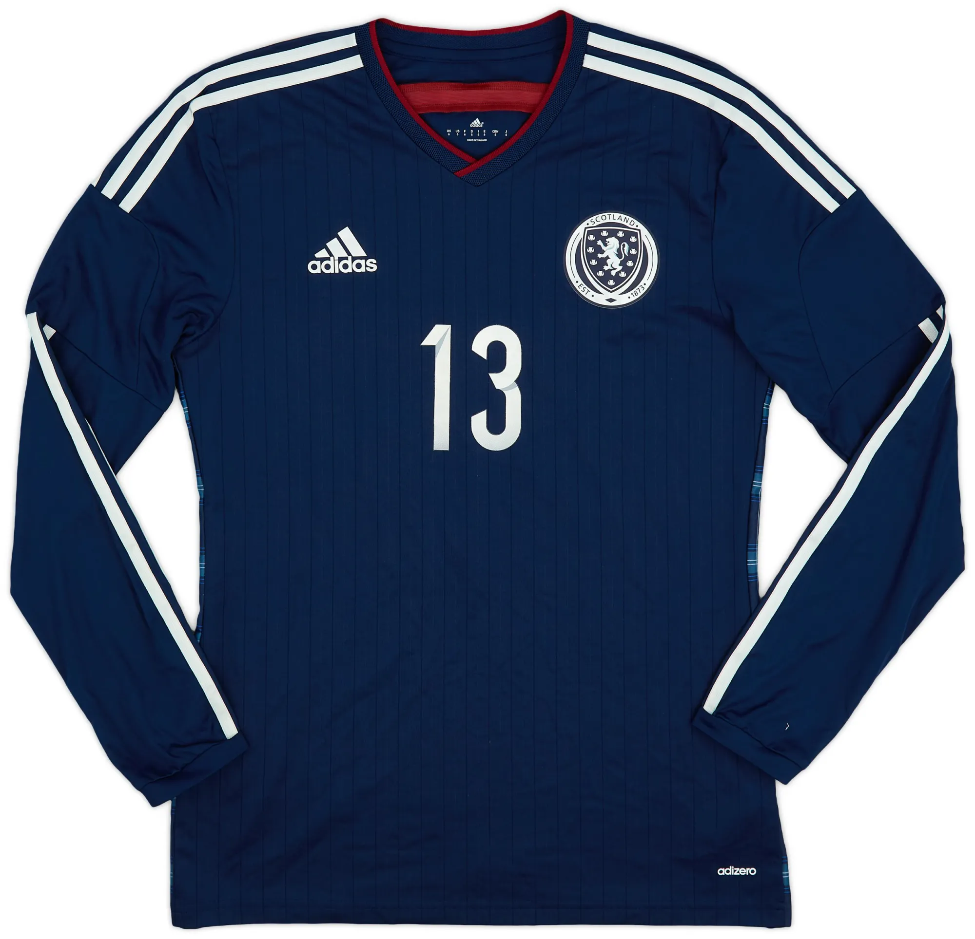 adidas Scotland Mens LS Home Shirt 2014