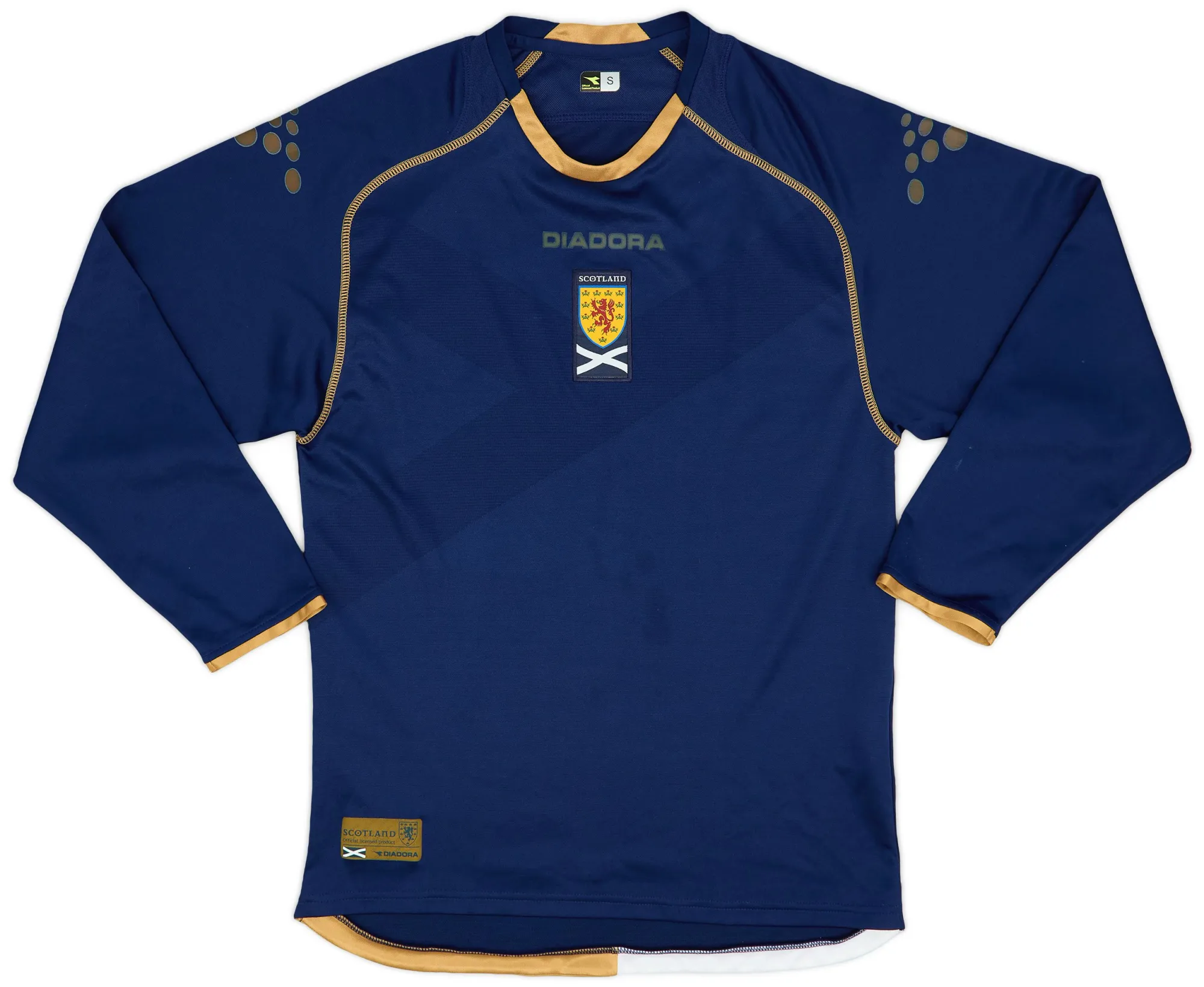 Diadora Scotland Mens LS Home Shirt 2007