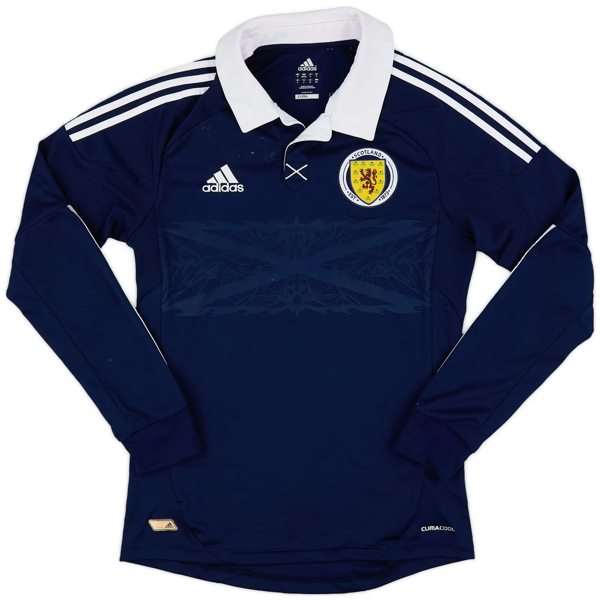 adidas Scotland Mens LS Home Shirt 2011