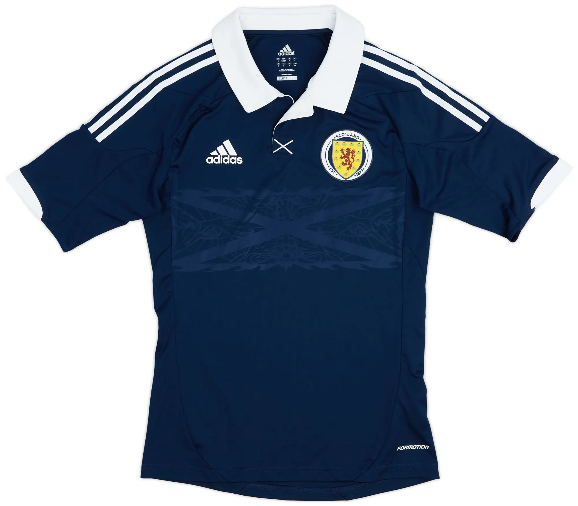 adidas Scotland Mens SS Player Issue Home Shirt 2011