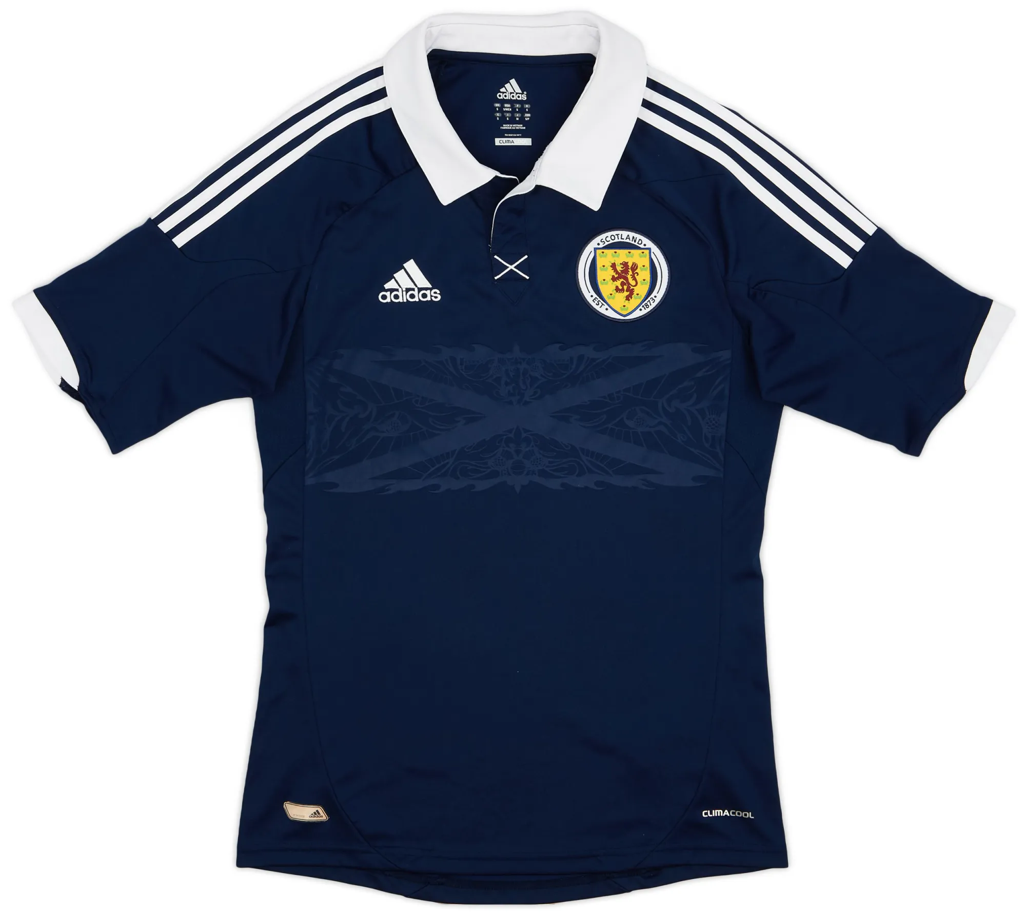 adidas Scotland Mens SS Home Shirt 2011