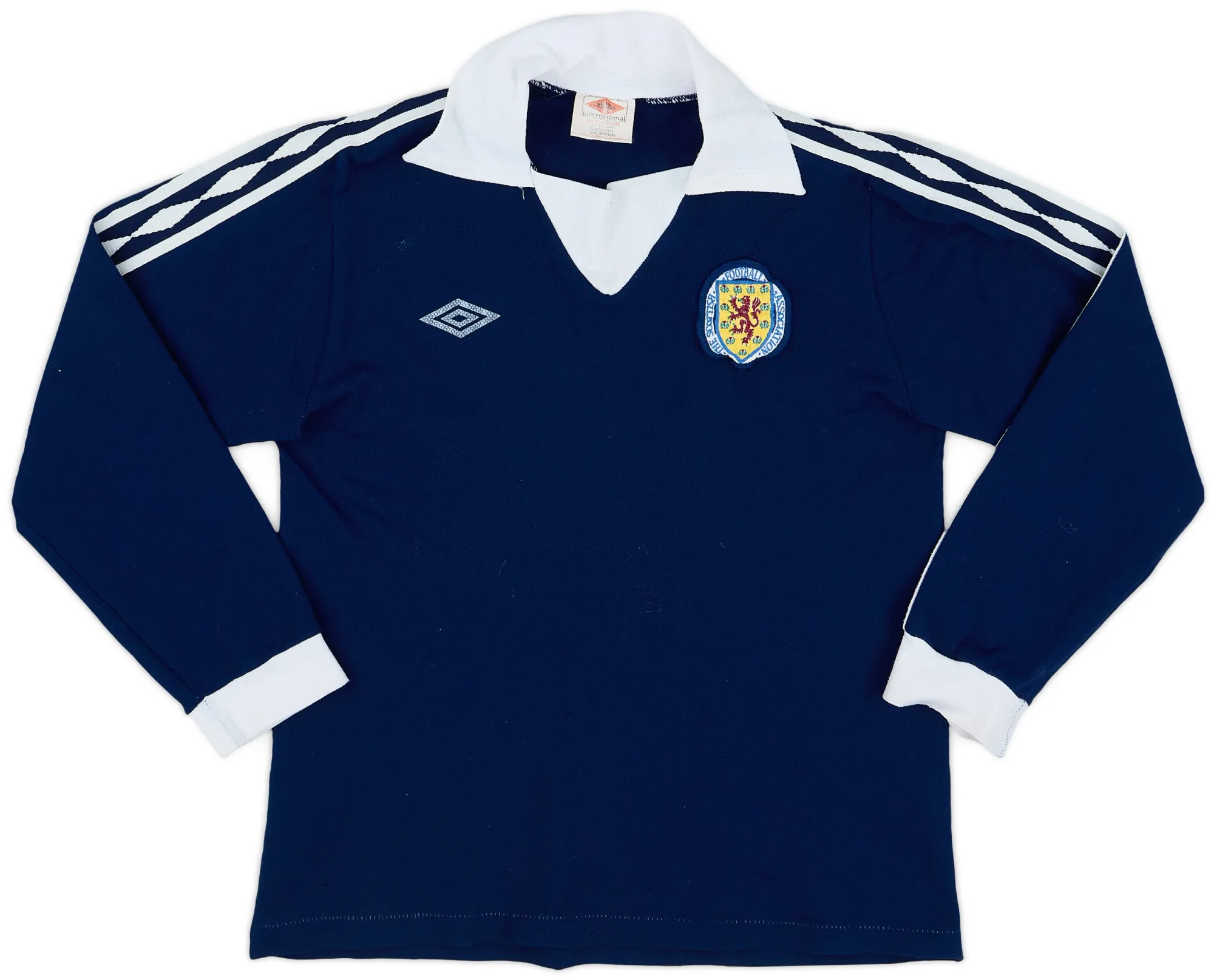 Umbro Scotland Mens LS Home Shirt 1976