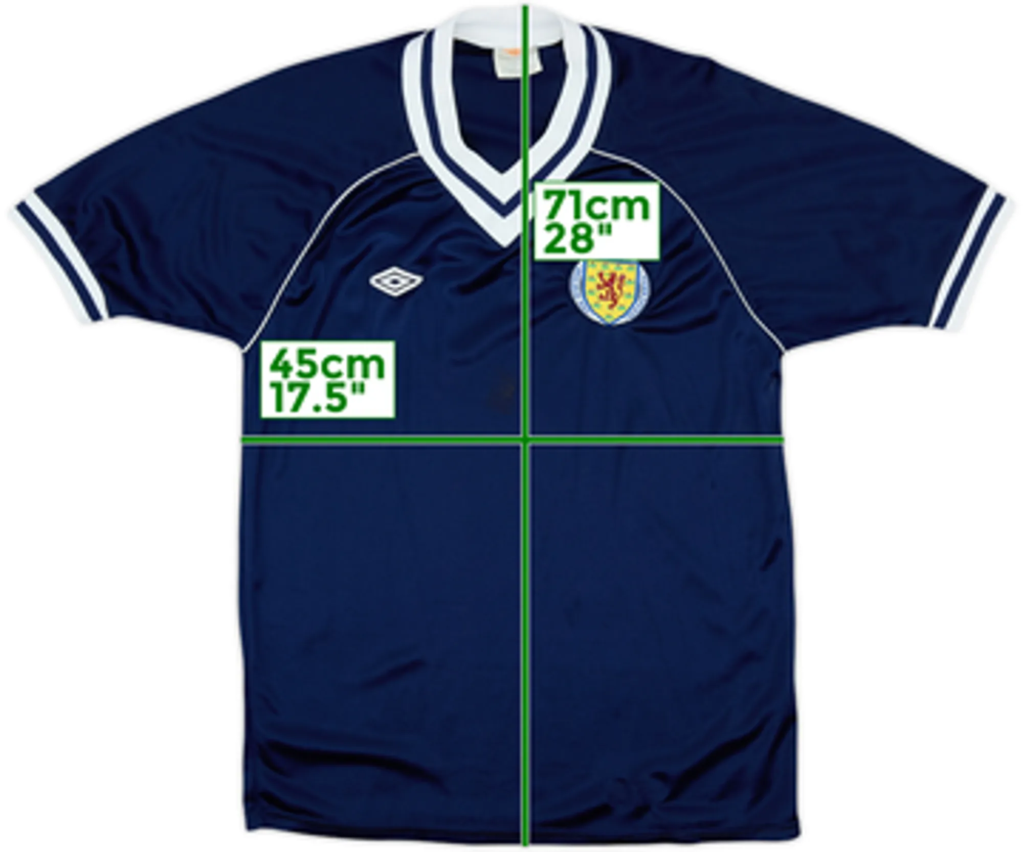 Umbro Scotland Mens SS Home Shirt 1982