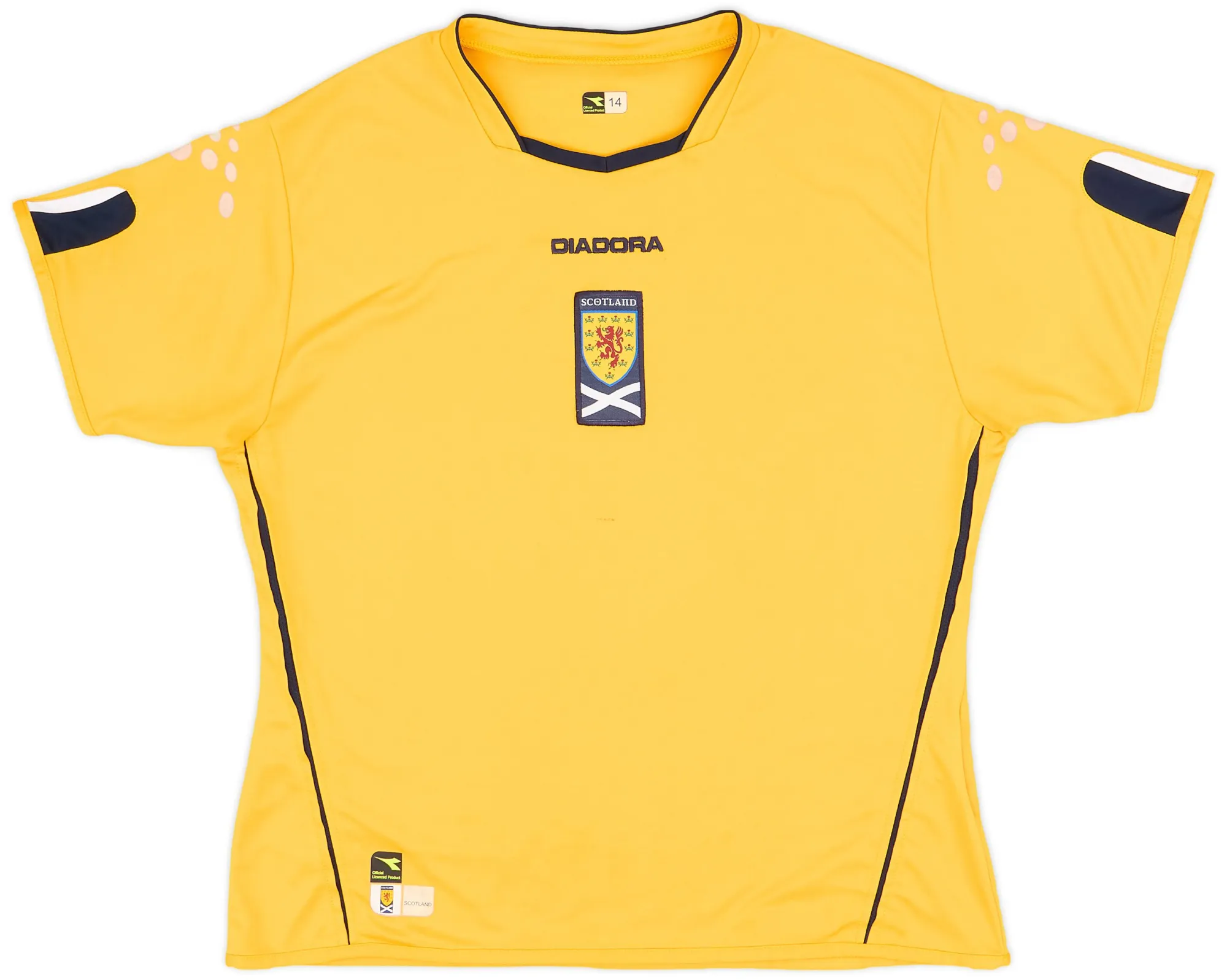 Diadora Scotland Womens SS Third Shirt 2004