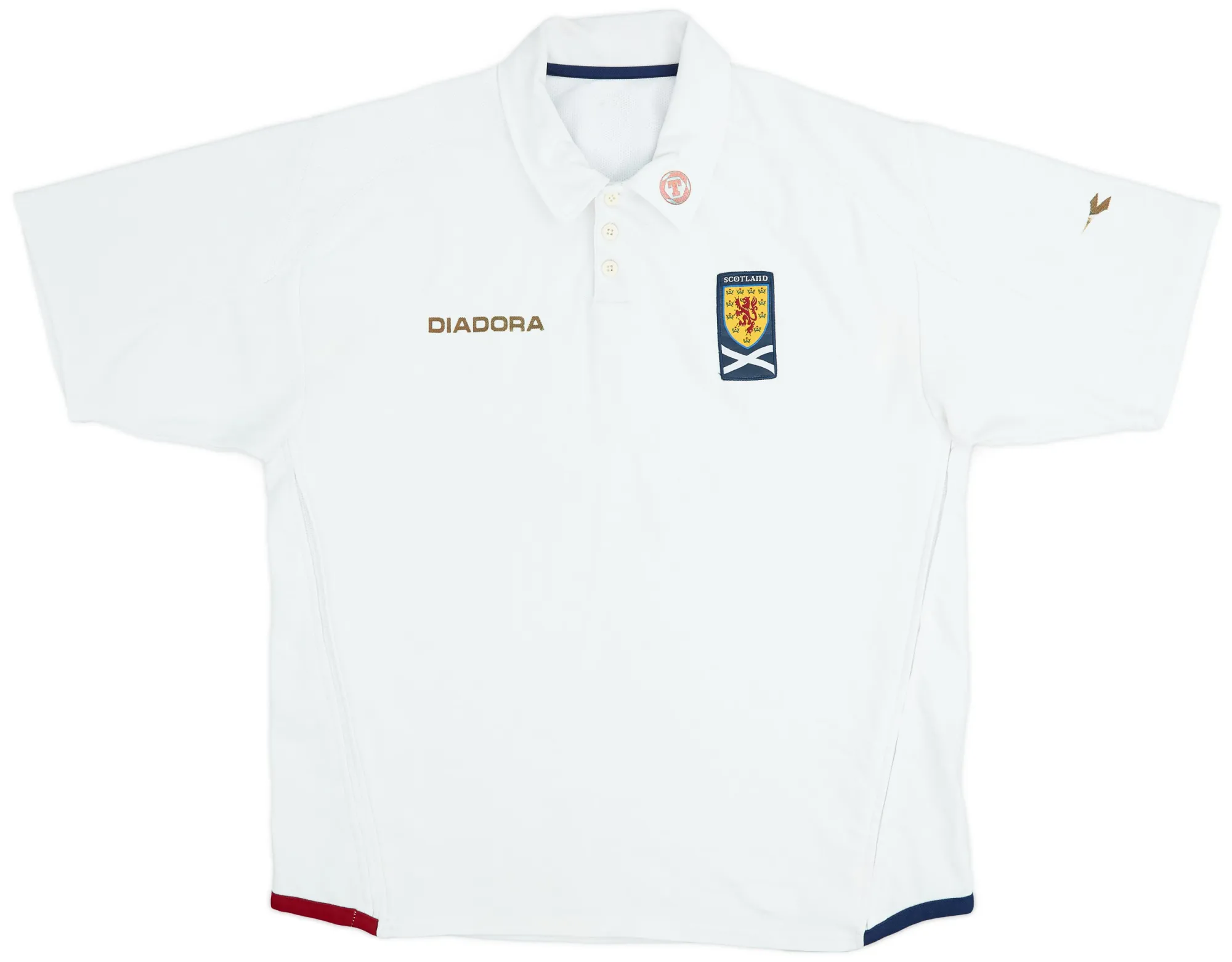 Diadora Scotland Mens SS Home Shirt 2007