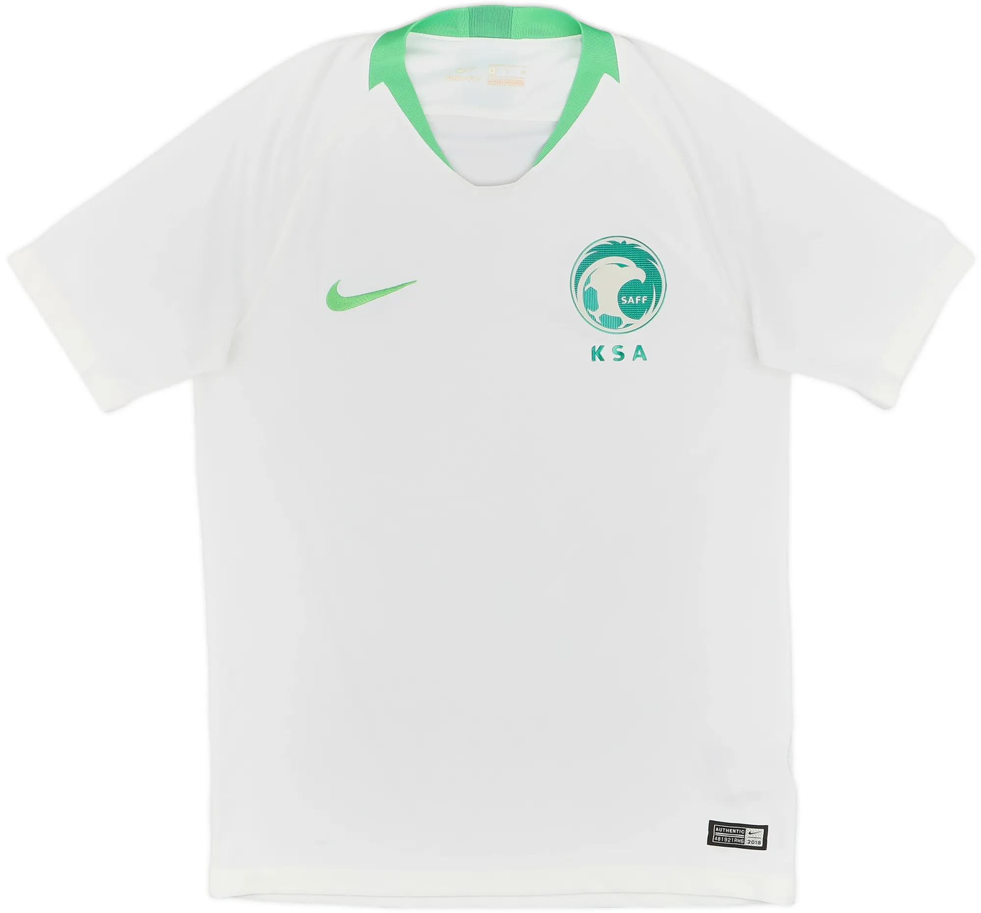 Nike Saudi Arabia Mens SS Home Shirt 2018
