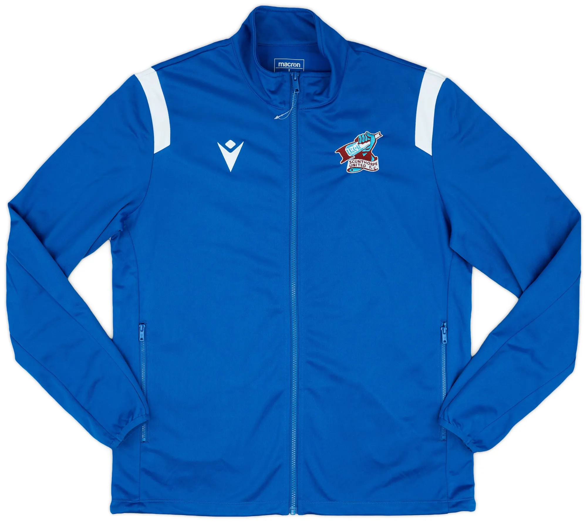 2020-21 Scunthorpe Macron Track Jacket - 9/10 - (L)