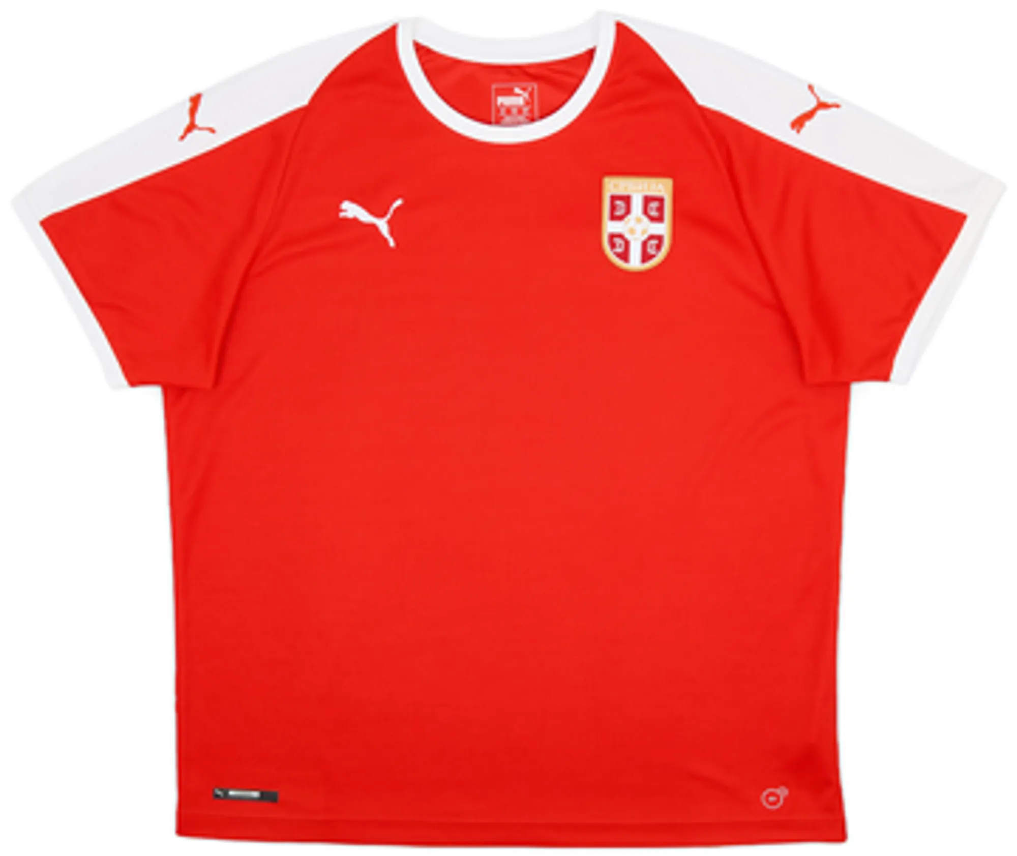 Puma Serbia Mens SS Home Shirt 2018