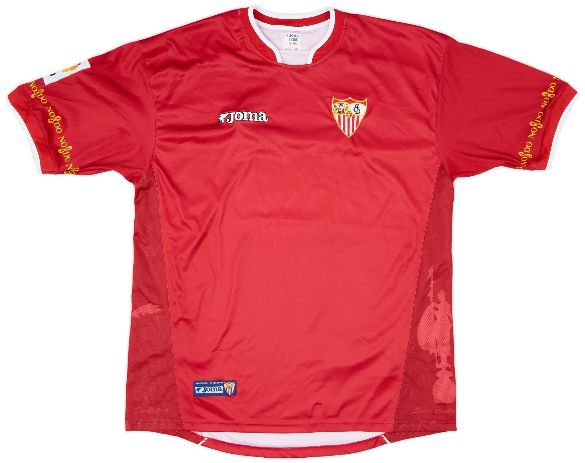 Joma Sevilla Mens SS Away Shirt 2003/04