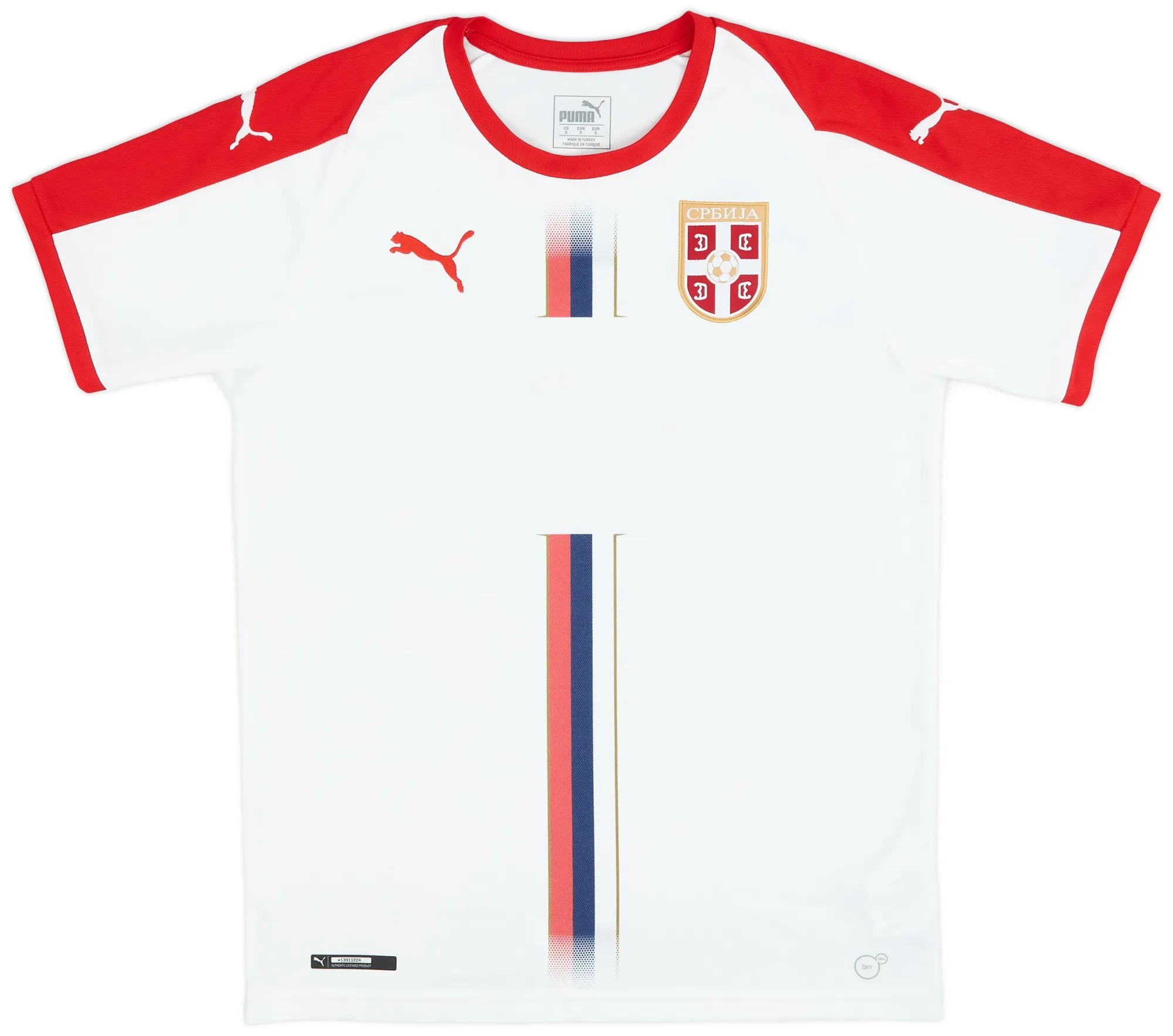 Puma Serbia Mens SS Away Shirt 2018
