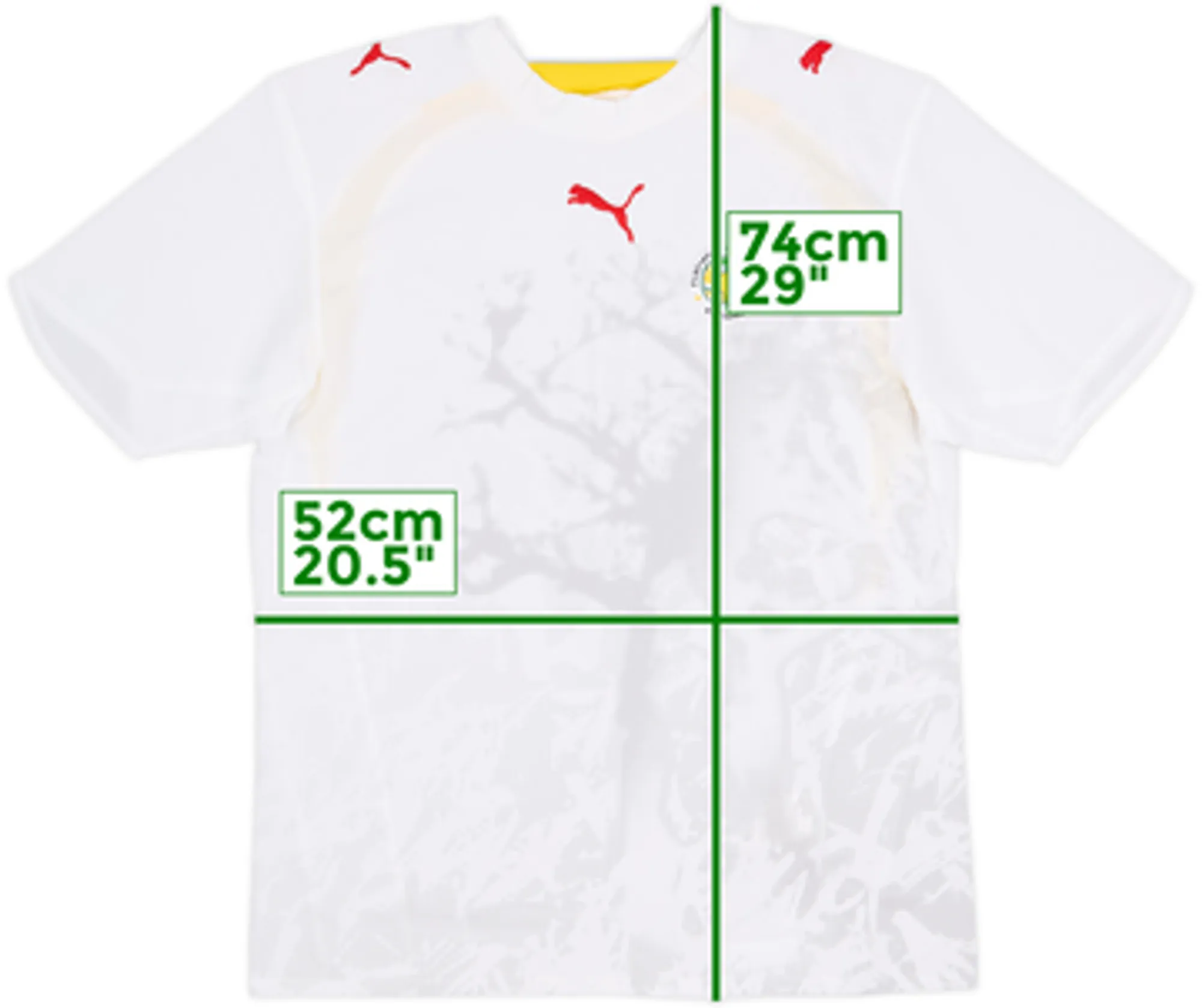 Puma Senegal Mens SS Home Shirt 2006