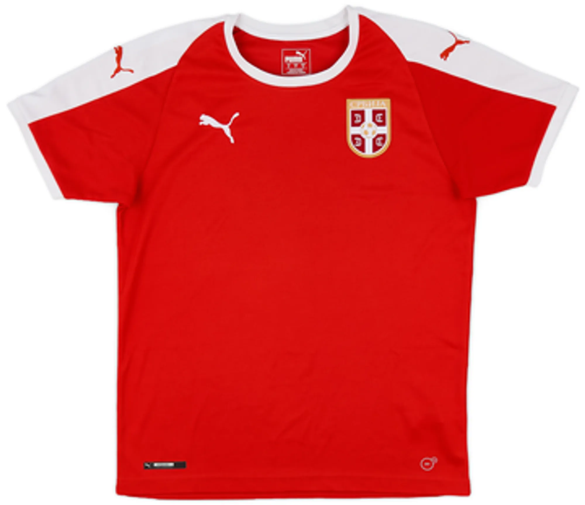 Puma Serbia Mens SS Home Shirt 2018