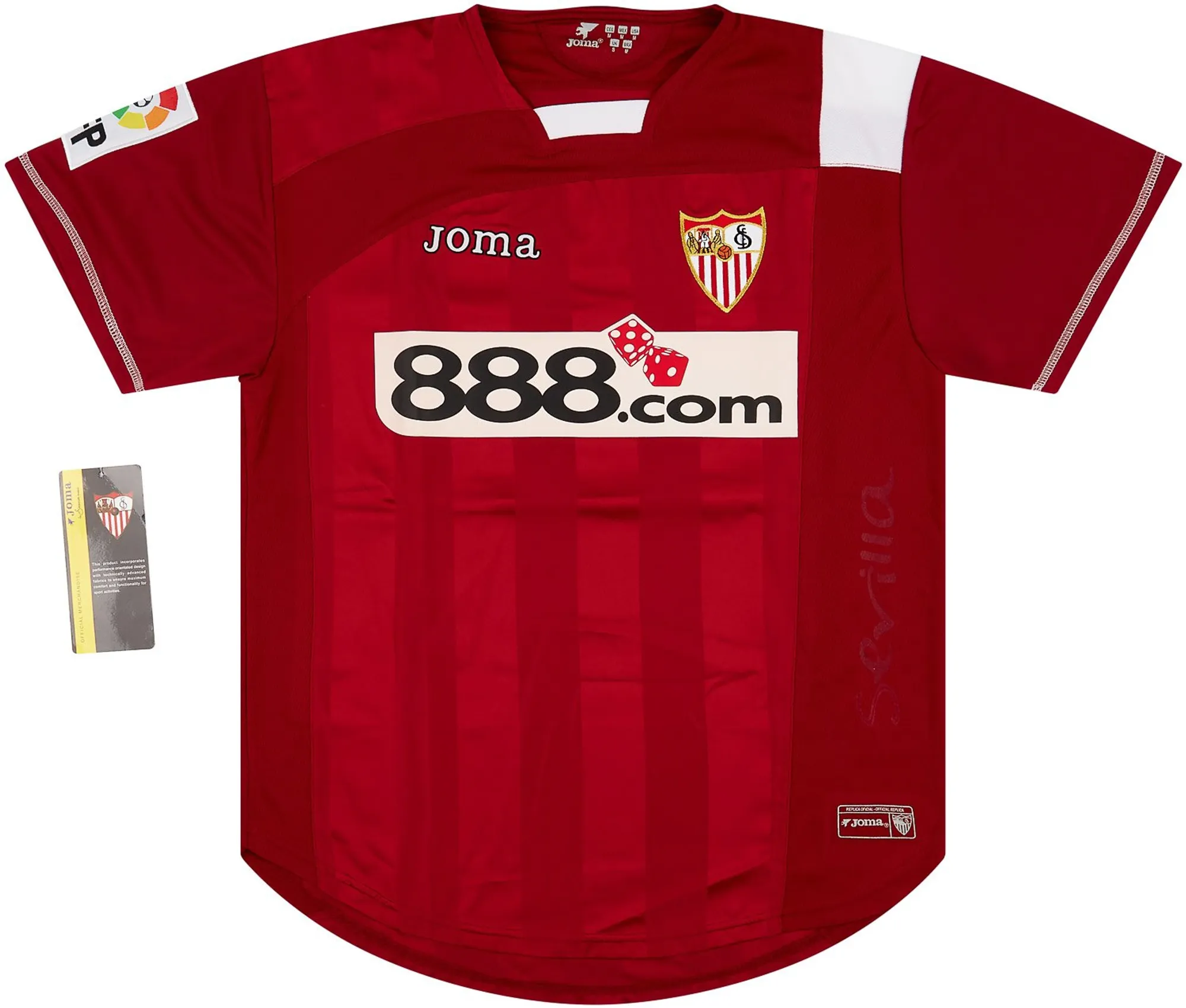 Joma Sevilla Mens SS Away Shirt 2007/08