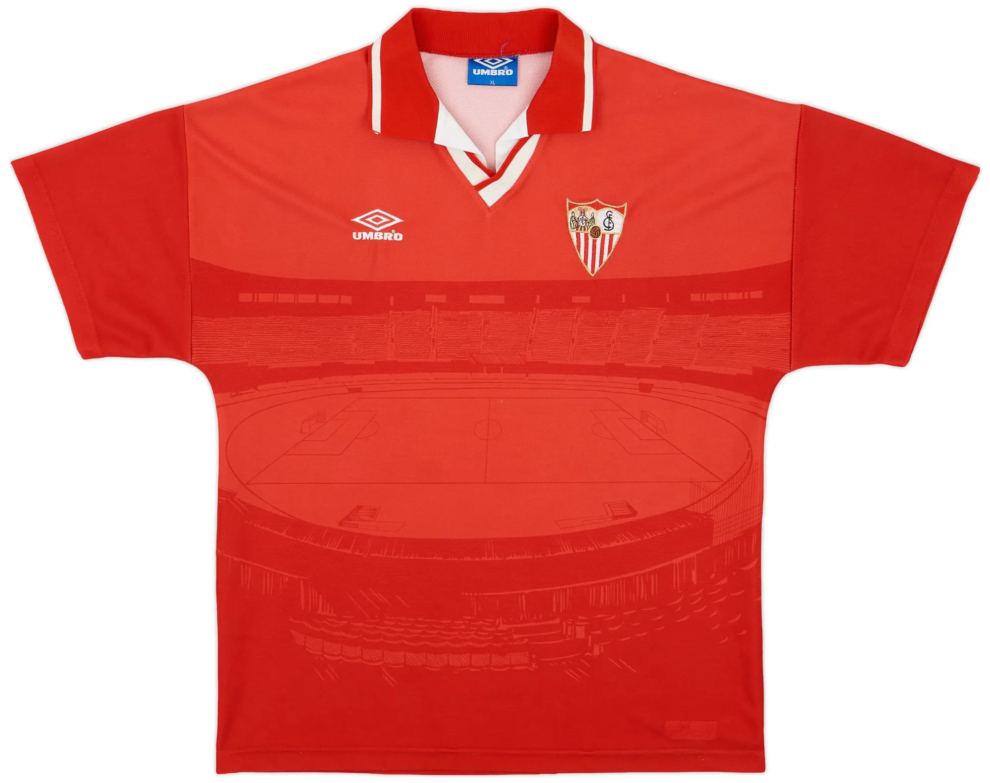 Umbro Sevilla Mens SS Away Shirt 1996/98
