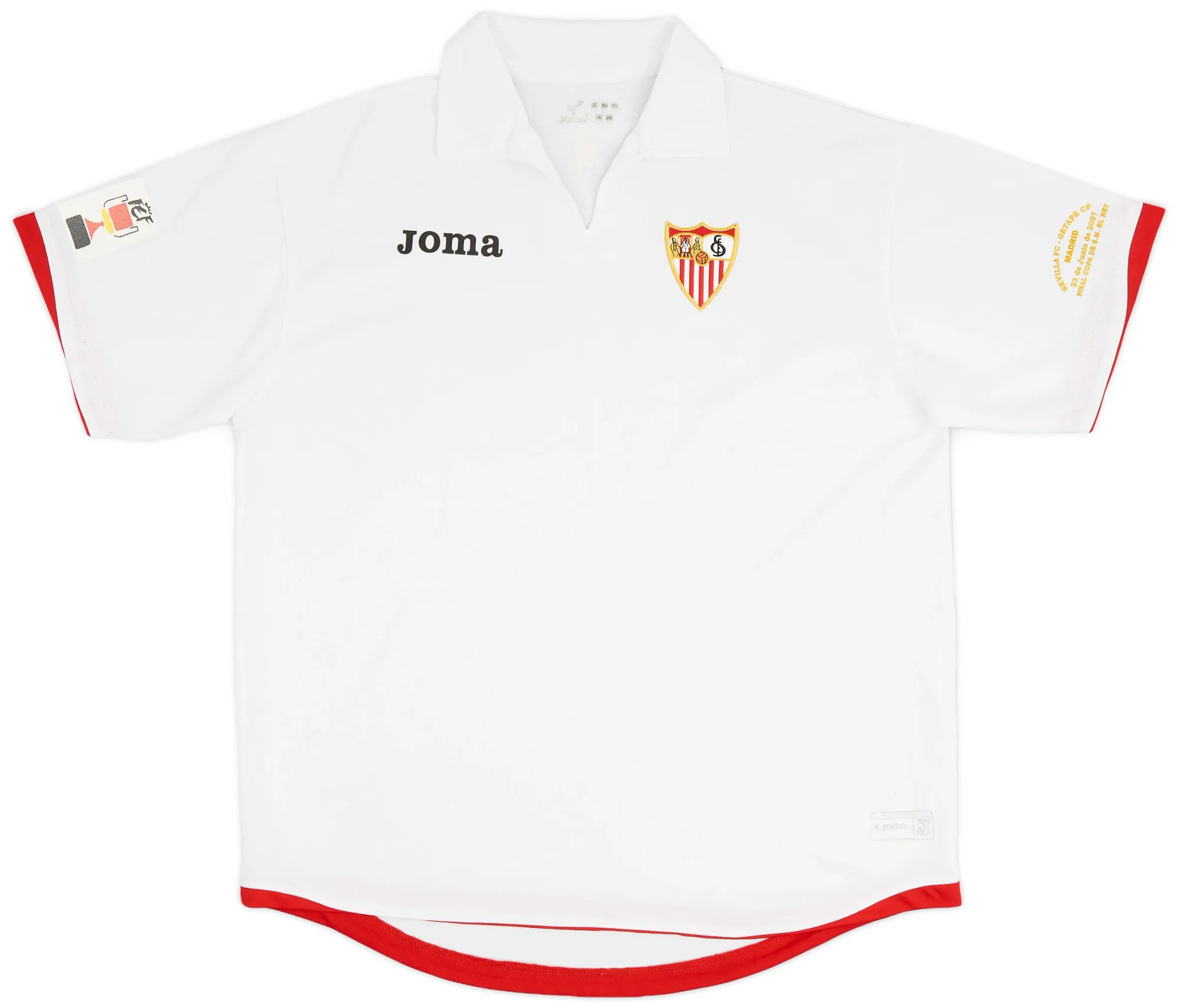 Joma Sevilla Mens SS Home Shirt 2007/08