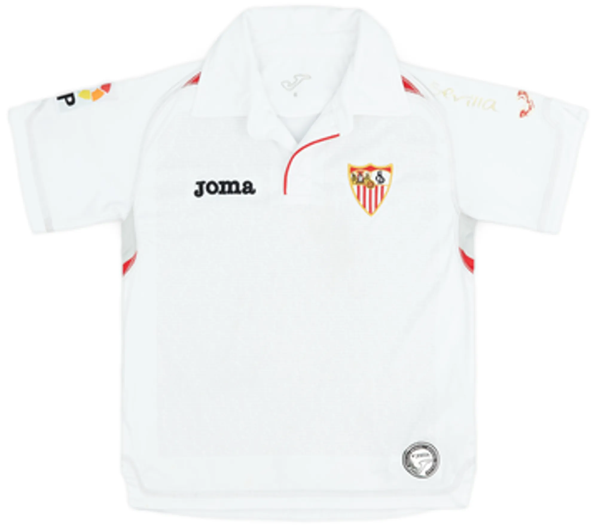 Joma Sevilla Boys SS Home Shirt 2009/10