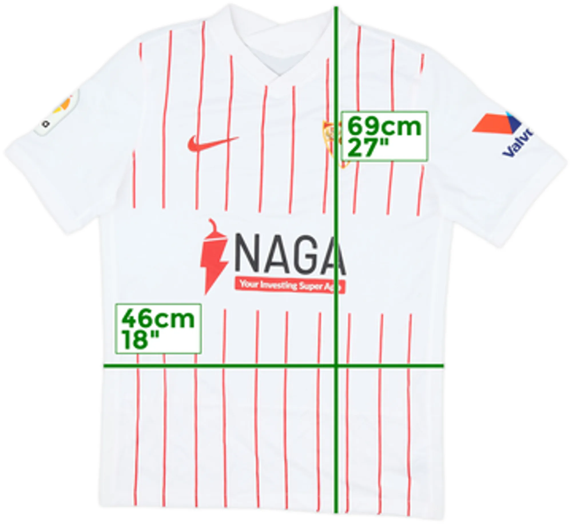 Nike Sevilla Mens SS Home Shirt 2021/22