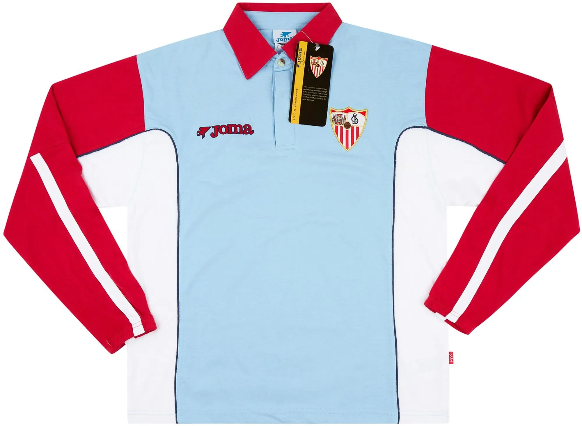 Joma Sevilla Mens SS Home Shirt 2000/01