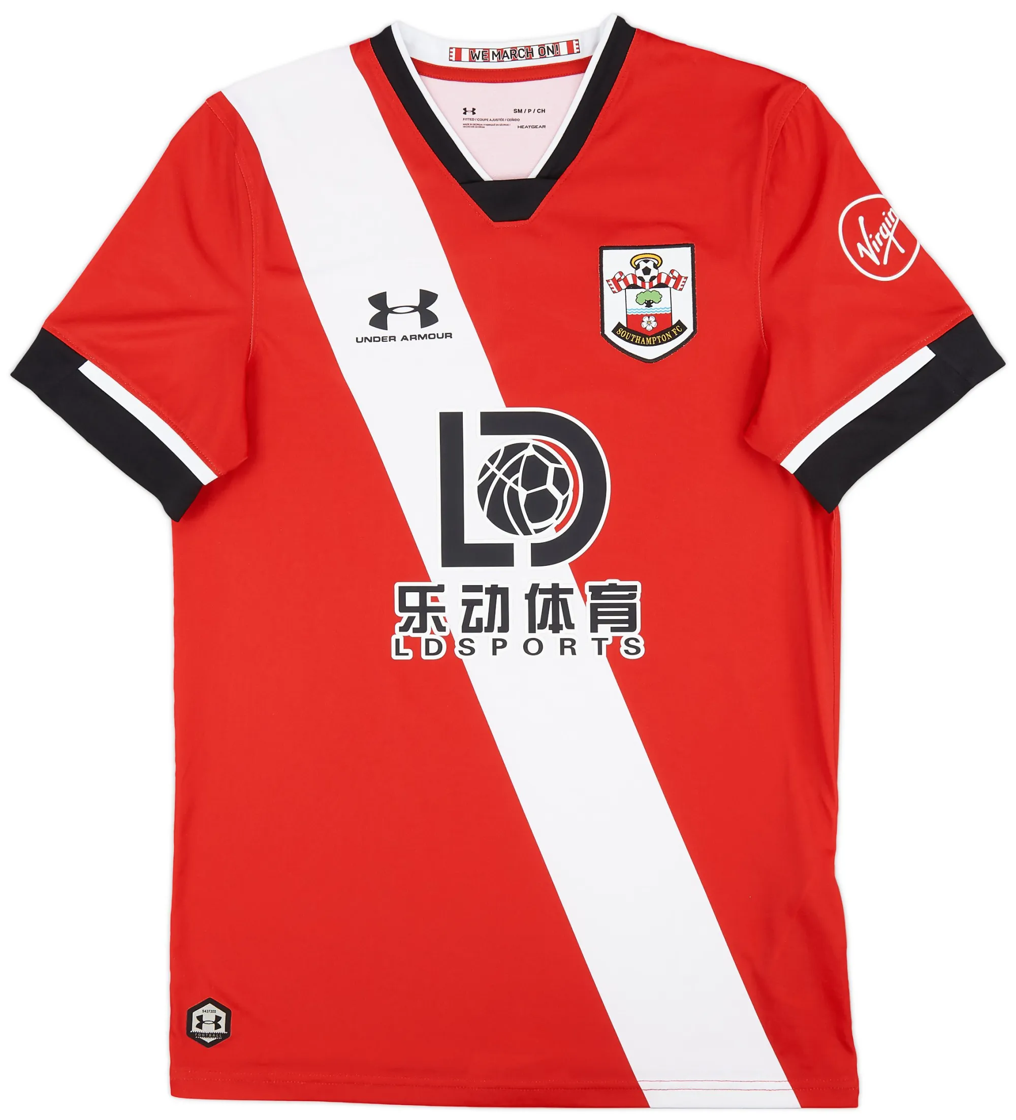 Under Armour Southampton Mens SS Player Issue Home Shirt 2020/21