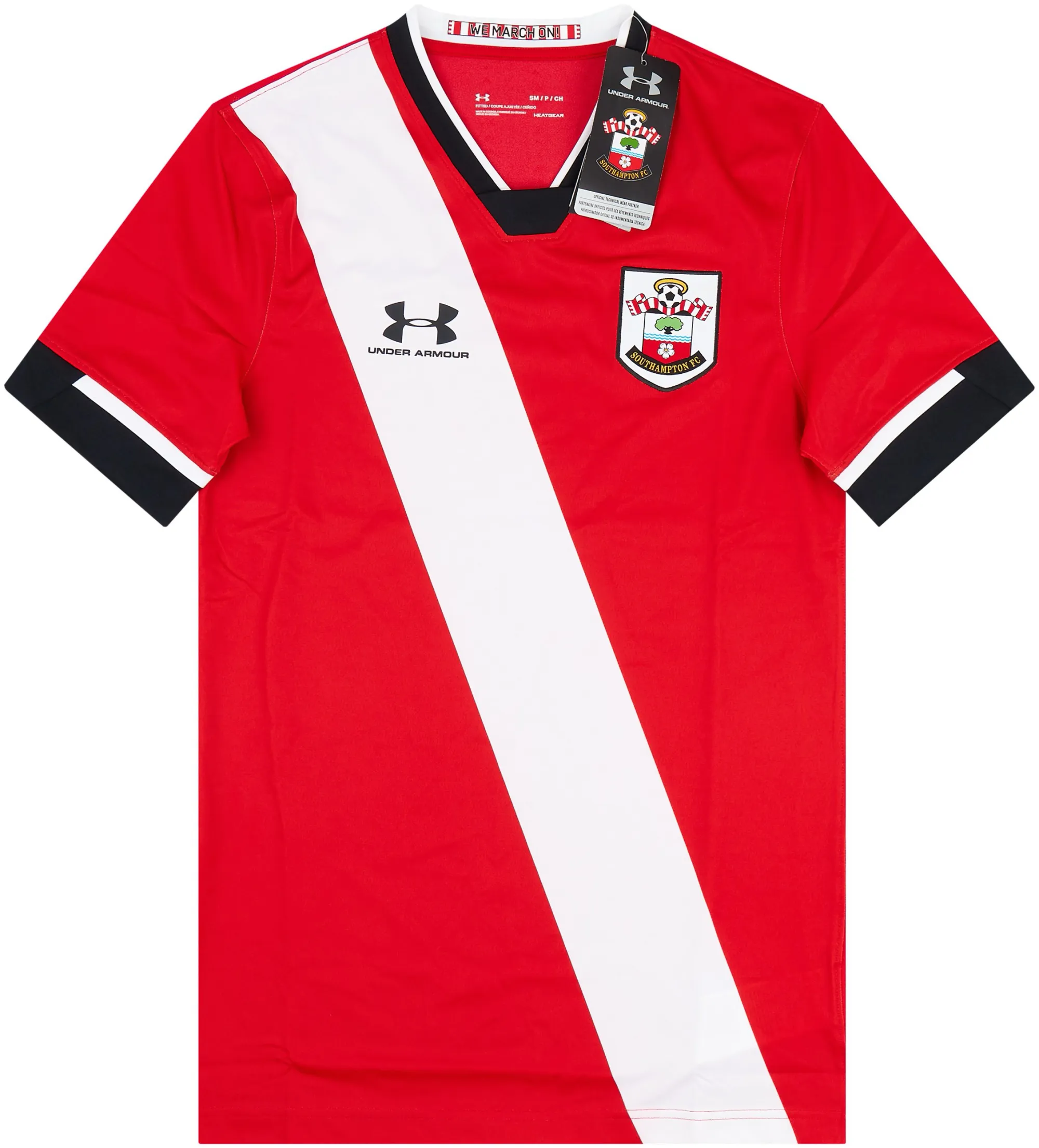 Under Armour Southampton Mens SS Player Issue Home Shirt 2020/21