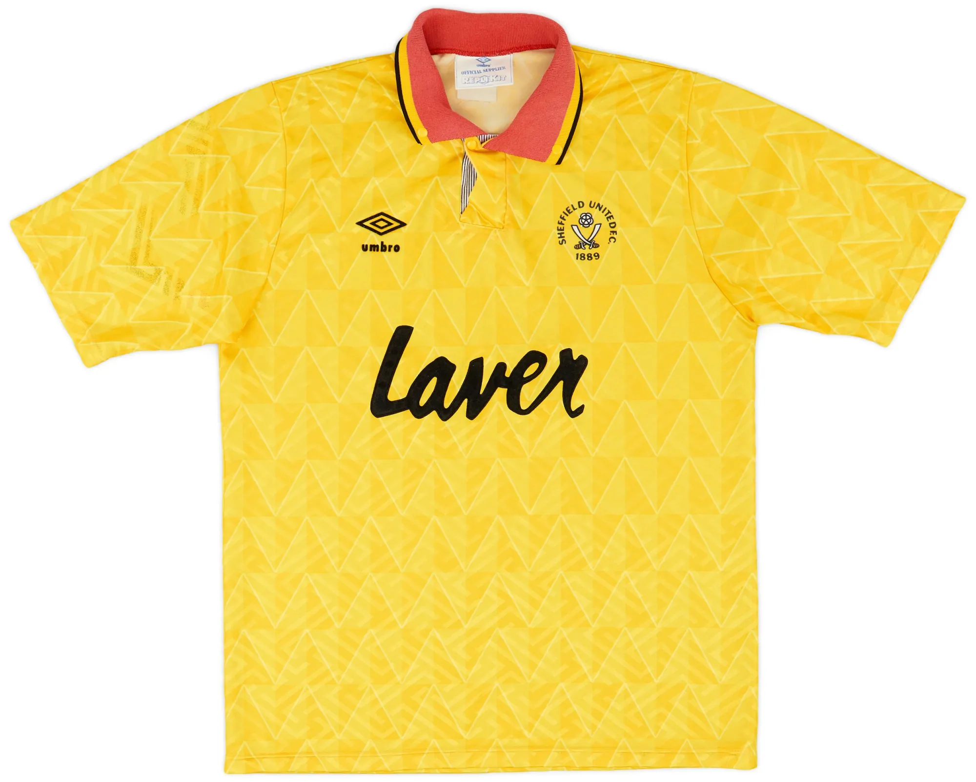 Umbro Sheffield United Mens SS Away Shirt 1991/93