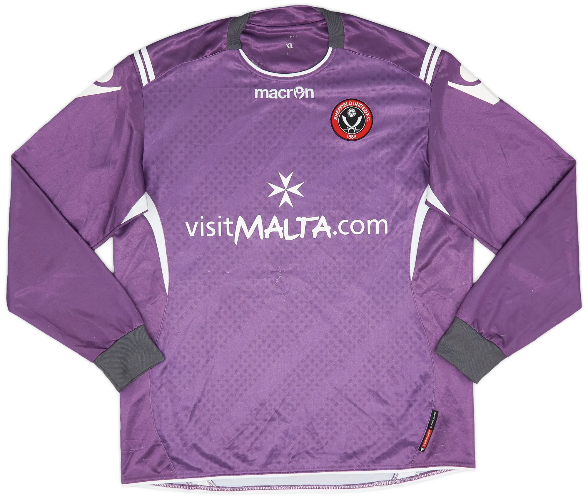 Macron Sheffield United Mens LS Goalkeeper Home Shirt 2010/11