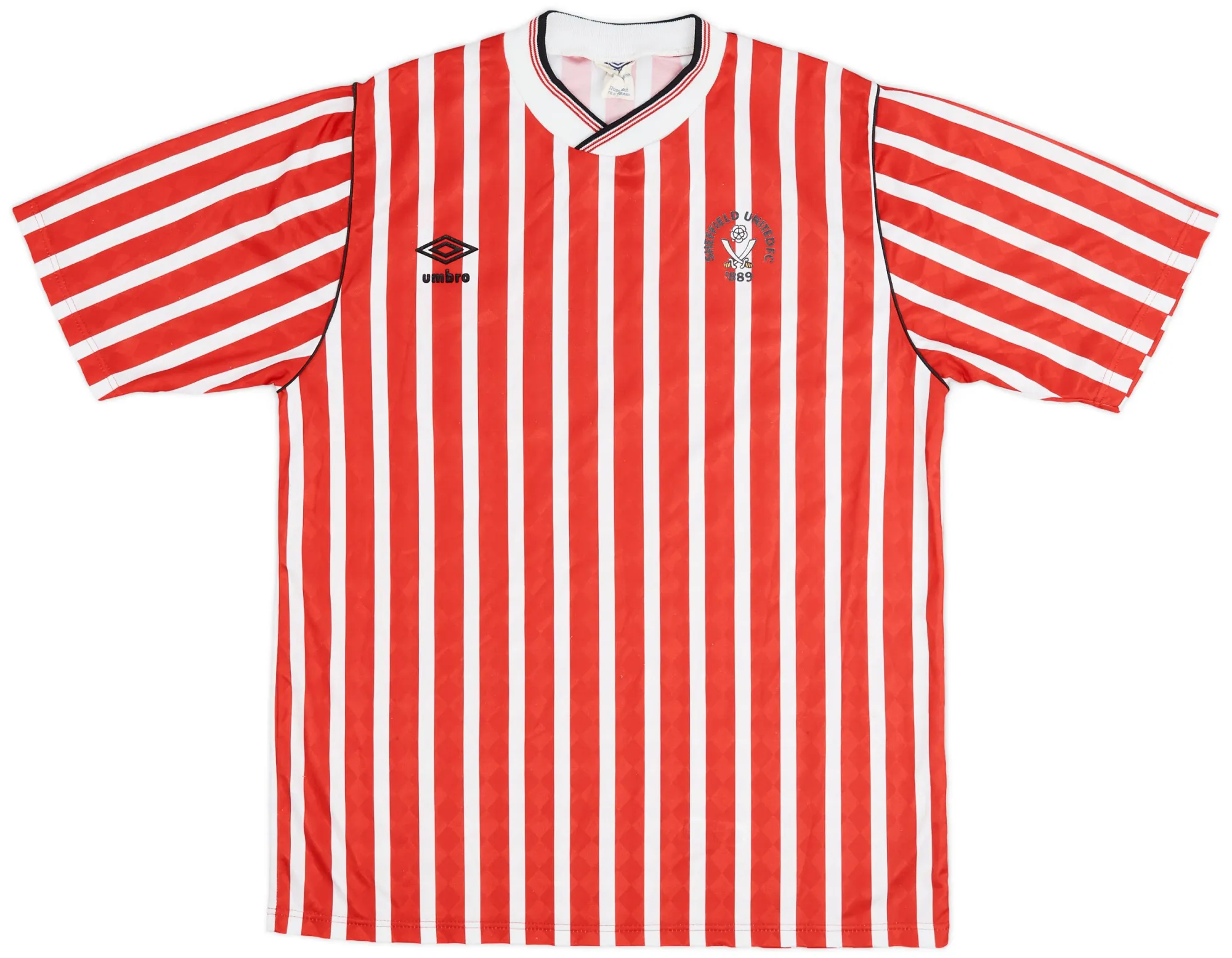 Umbro Sheffield United Mens SS Home Shirt 1987/88