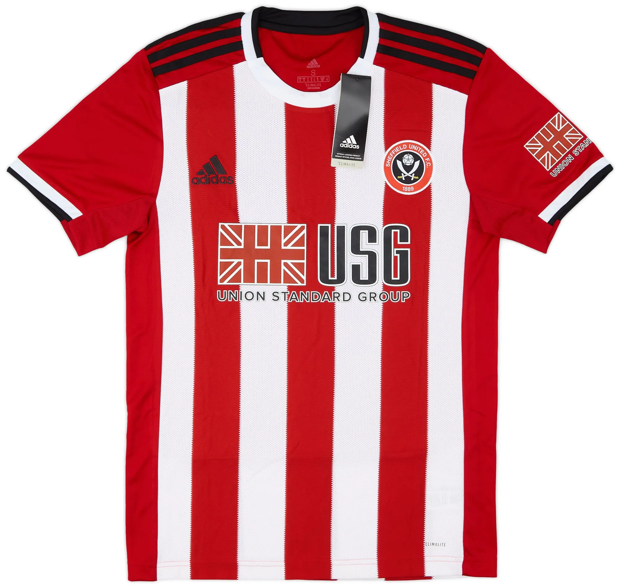 adidas Sheffield United Mens SS Home Shirt 2019/20