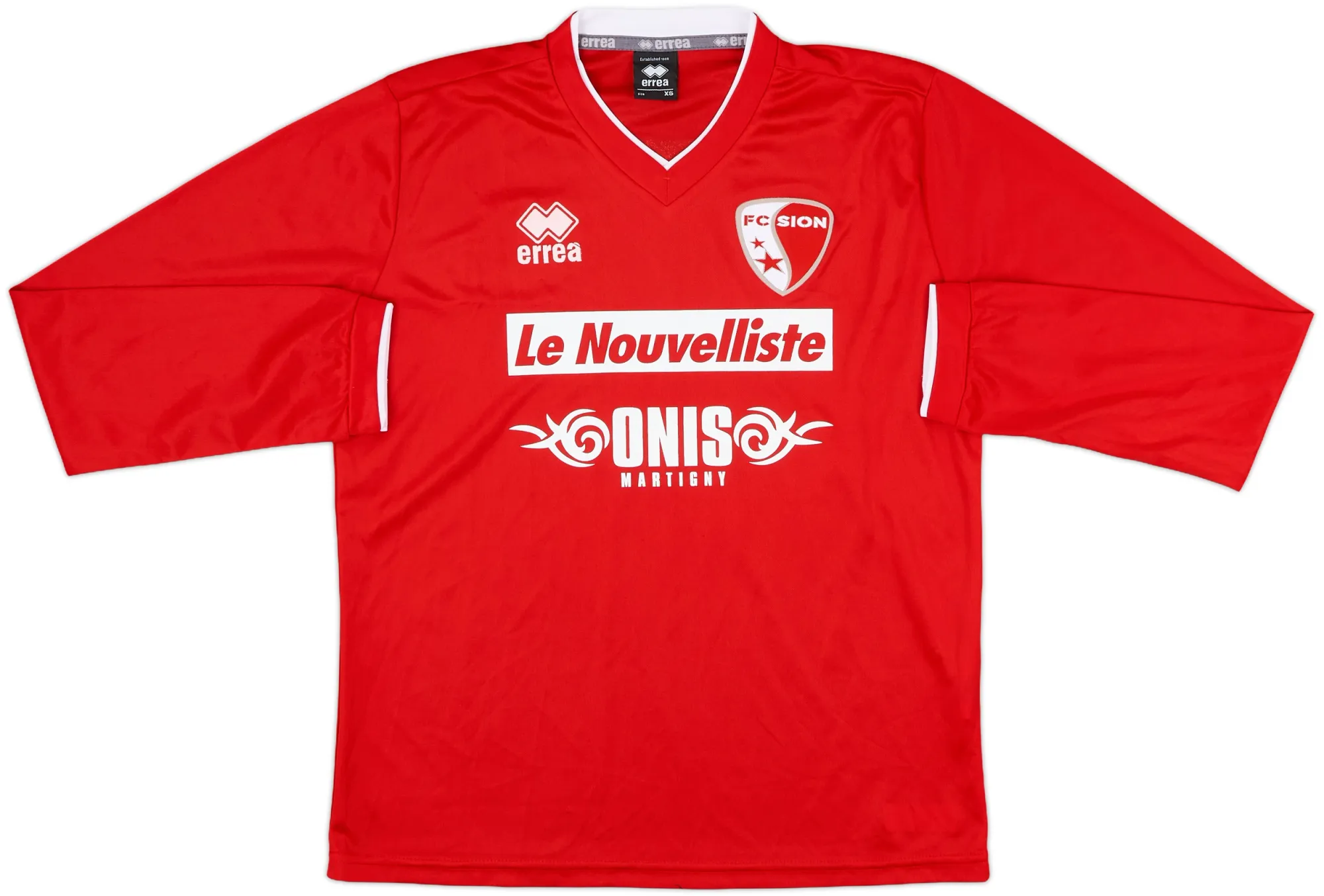 Errea Sion Mens LS Home Shirt 2003/04