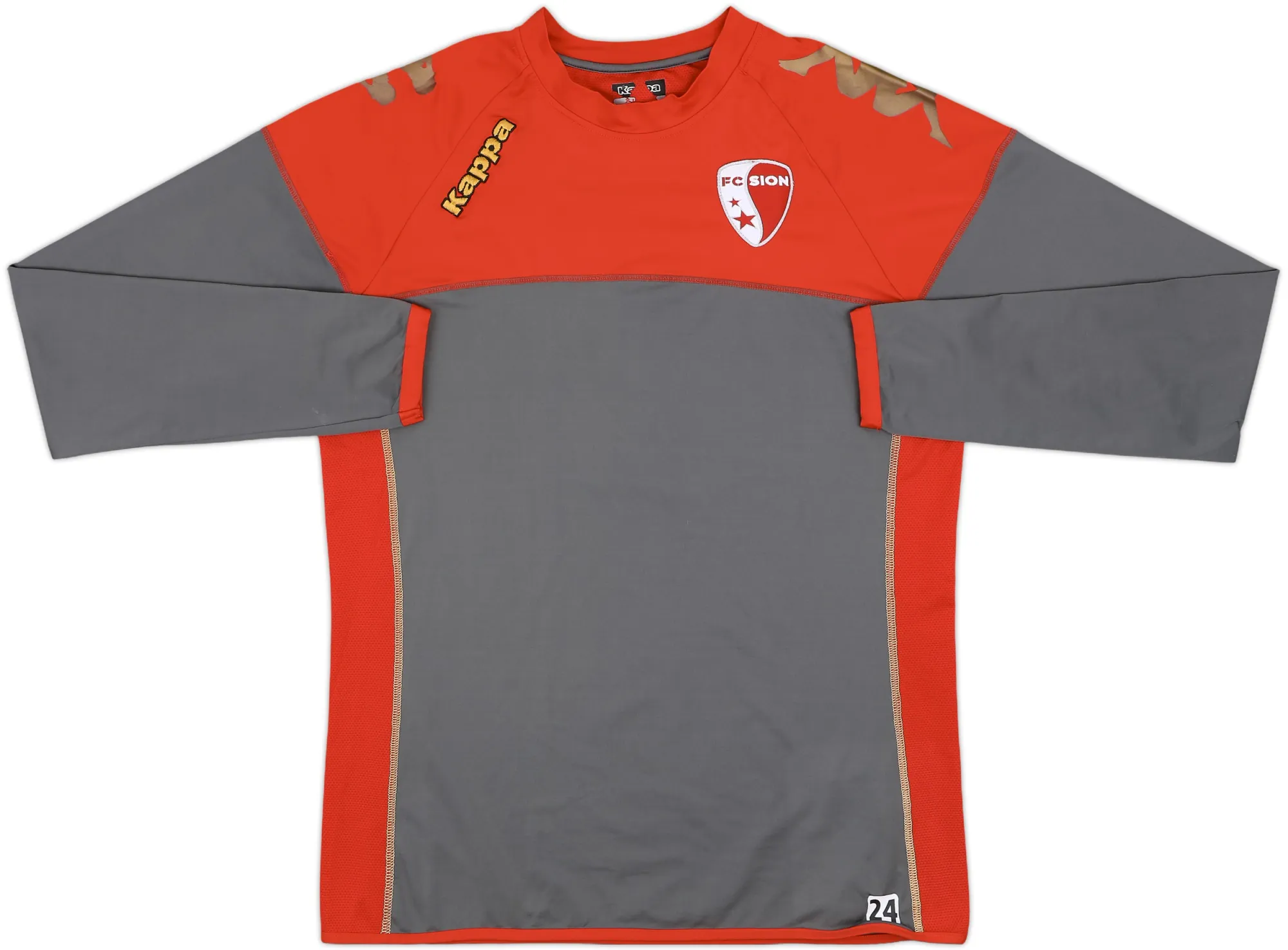 Kappa Sion Mens LS Player Issue Home Shirt 2010/11