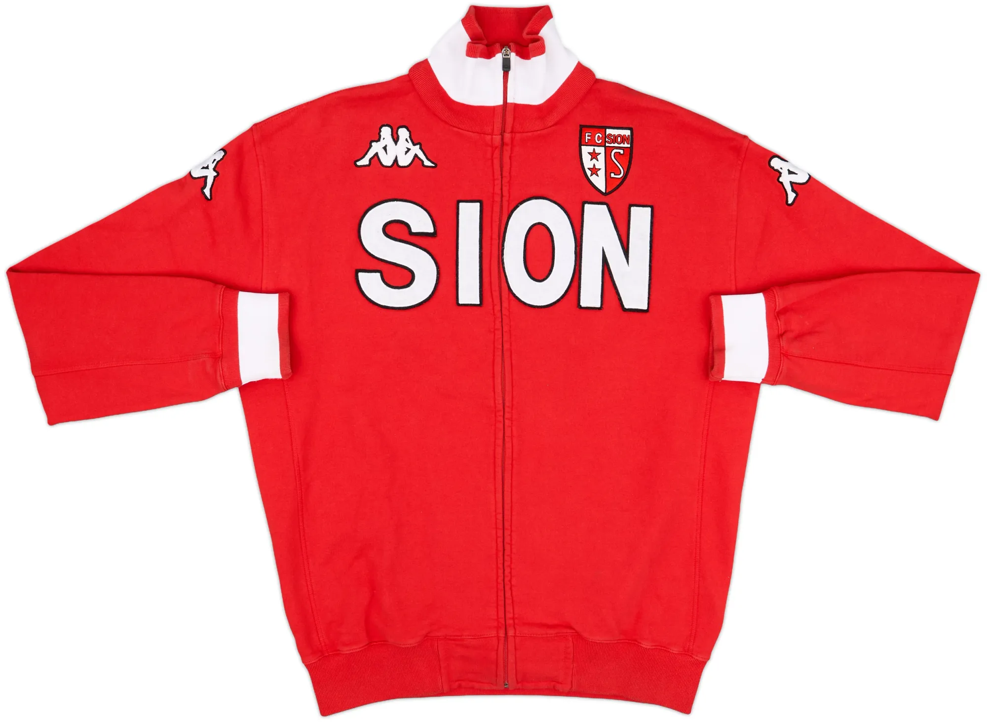 2008-09 FC Sion Kappa Track Jacket - 8/10 - (XL)