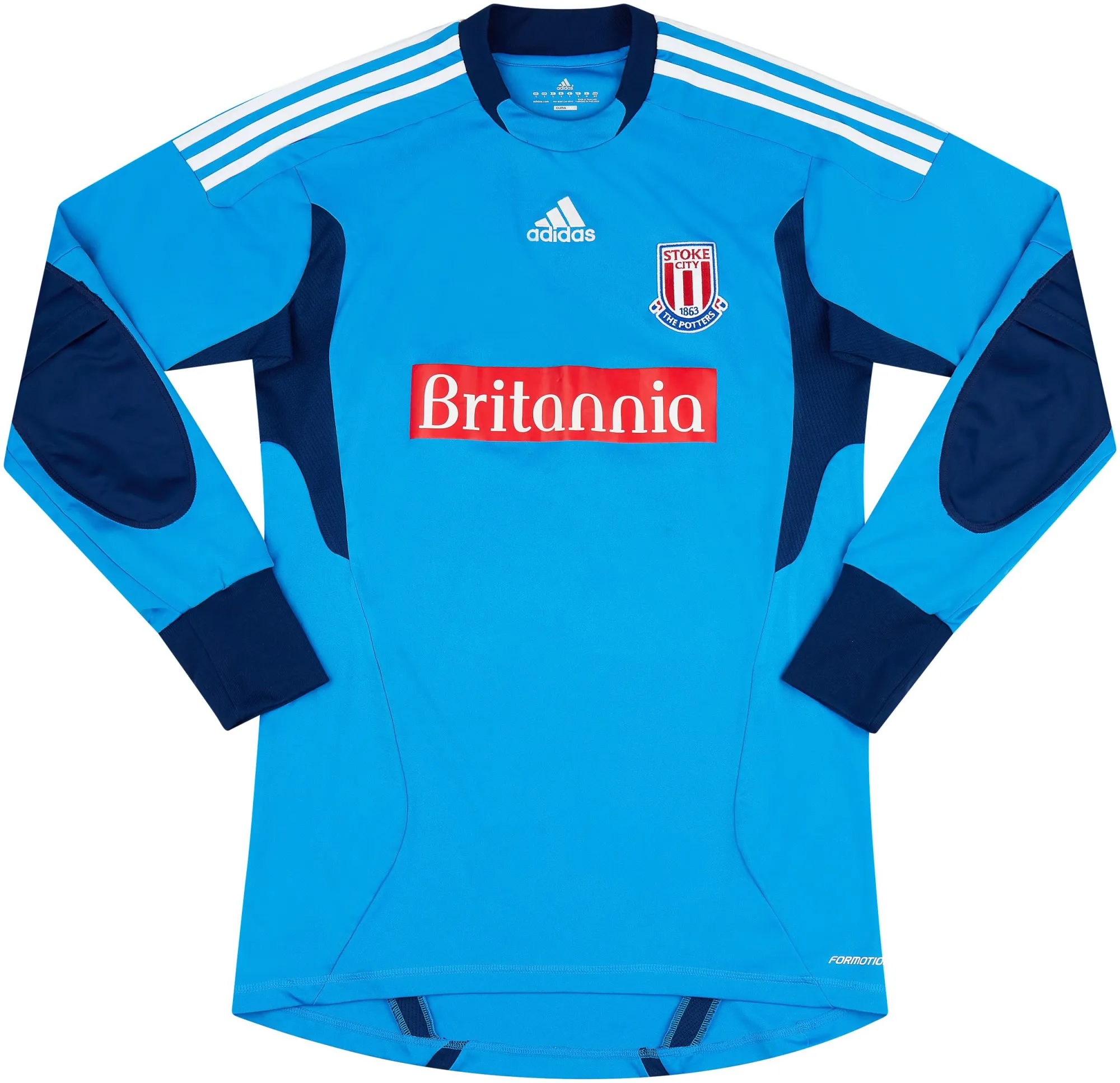 adidas Stoke City Mens LS Goalkeeper Home Shirt 2011/12