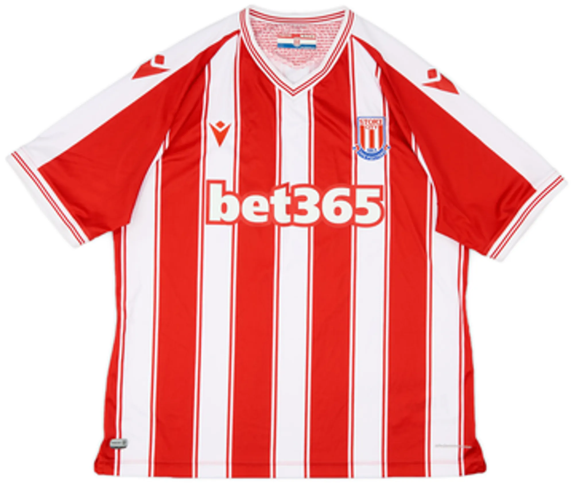 Macron Stoke City Mens SS Home Shirt 2020/21