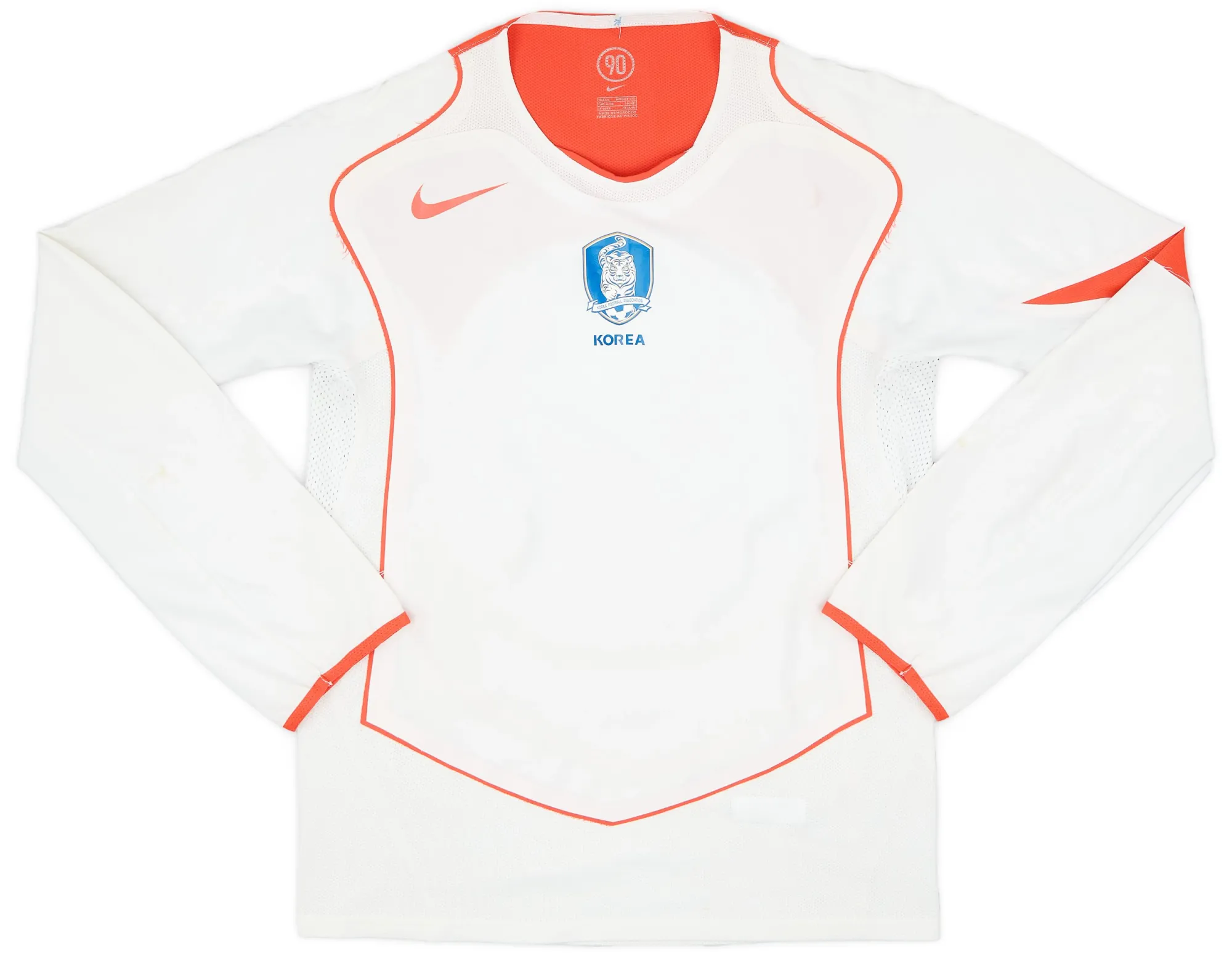 Nike South Korea Mens LS Player Issue Away Shirt 2004