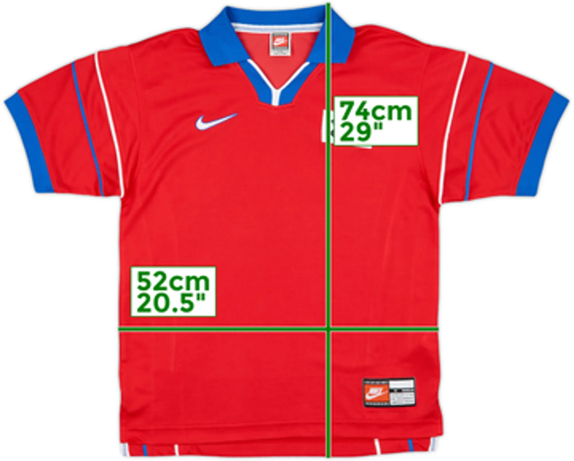 Nike South Korea Mens SS Home Shirt 1998